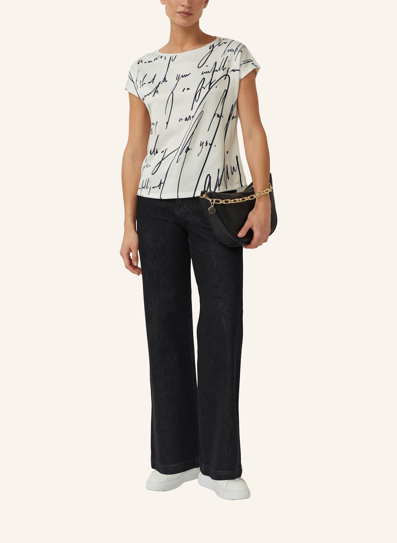 s.Oliver T-Shirt: CREME