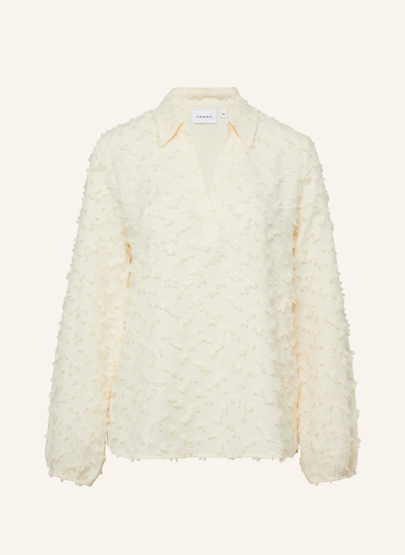 comma Bluse: BEIGE