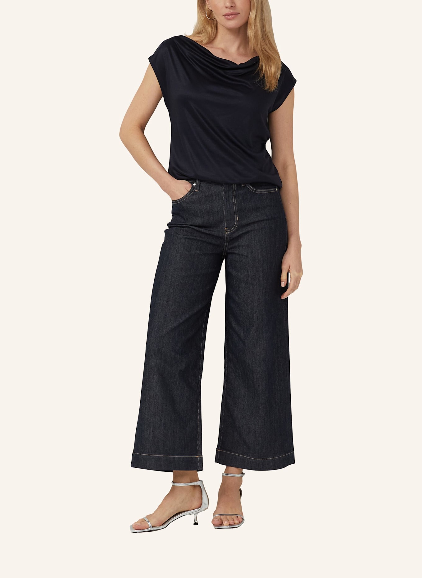 s.Oliver BLACK LABEL T-Shirt: BLAU