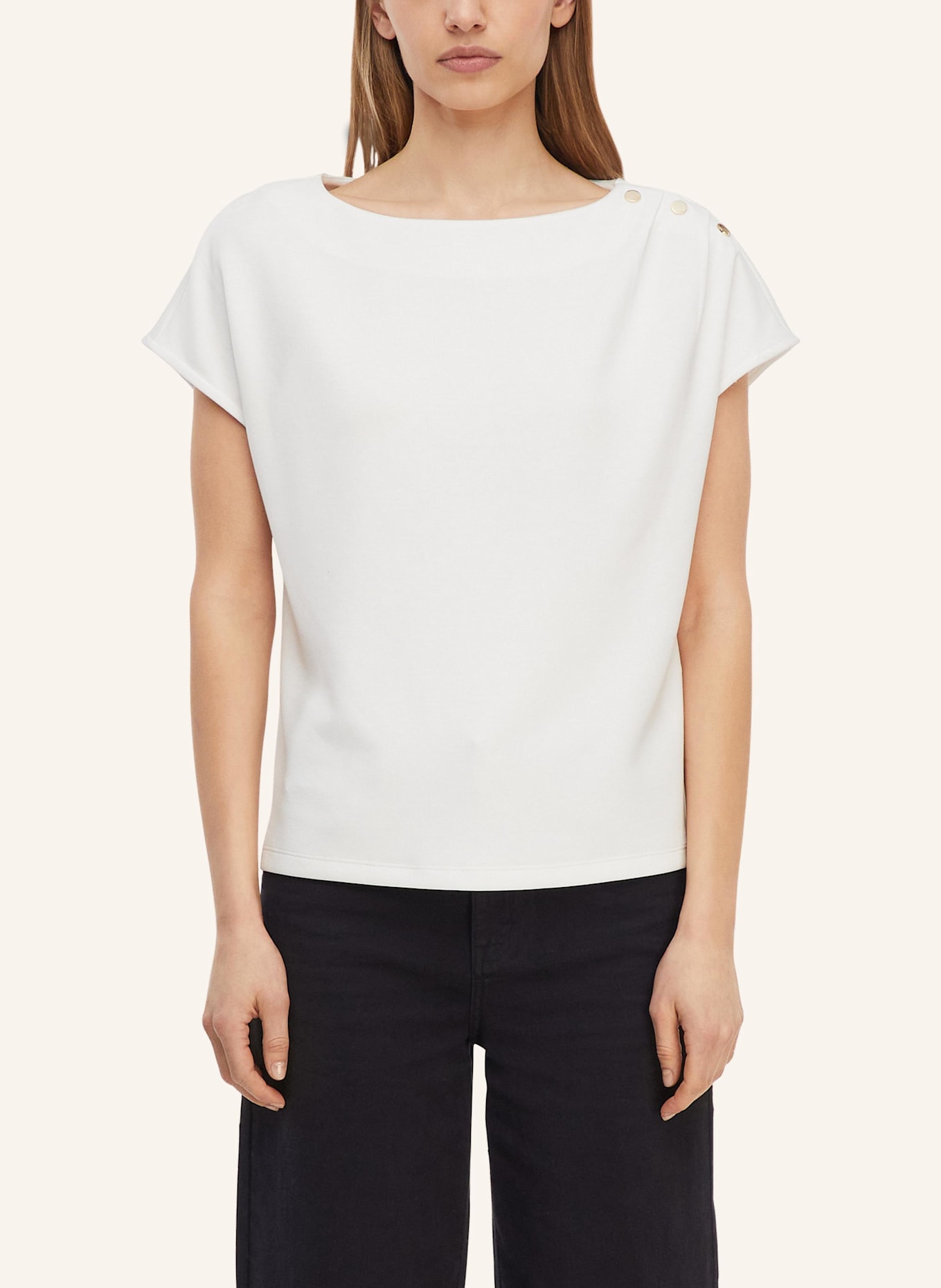 comma T-Shirt: WEISS