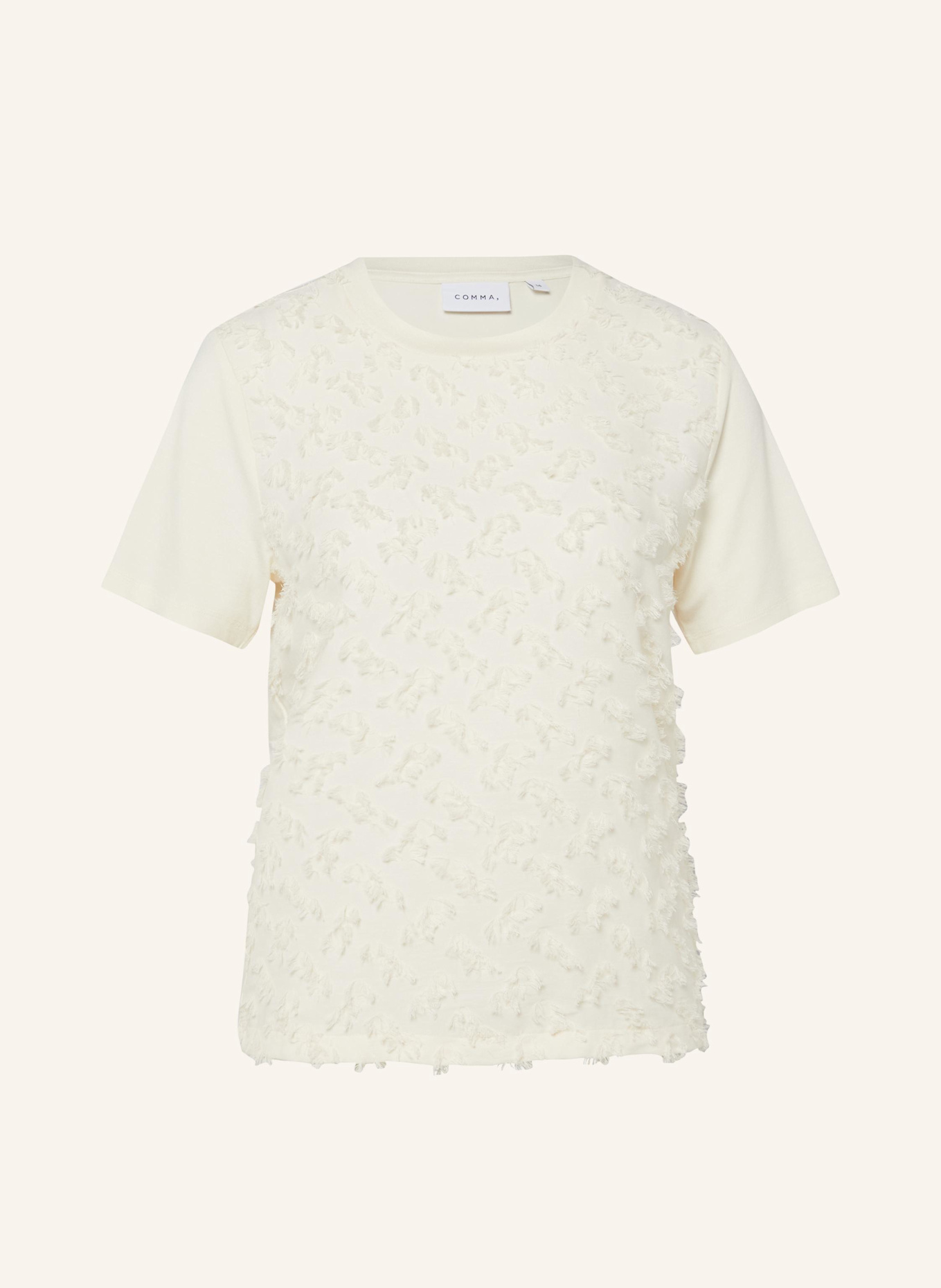 comma T-Shirt: CREME