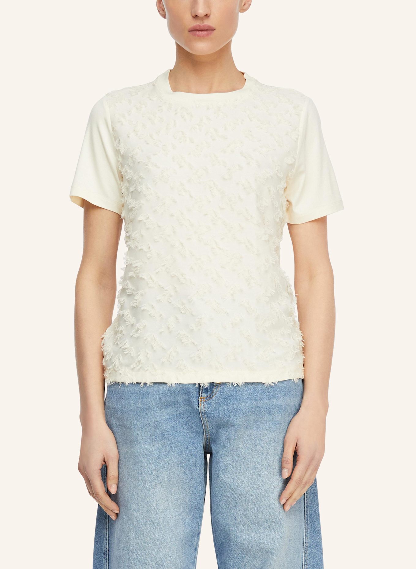 comma T-Shirt: CREME