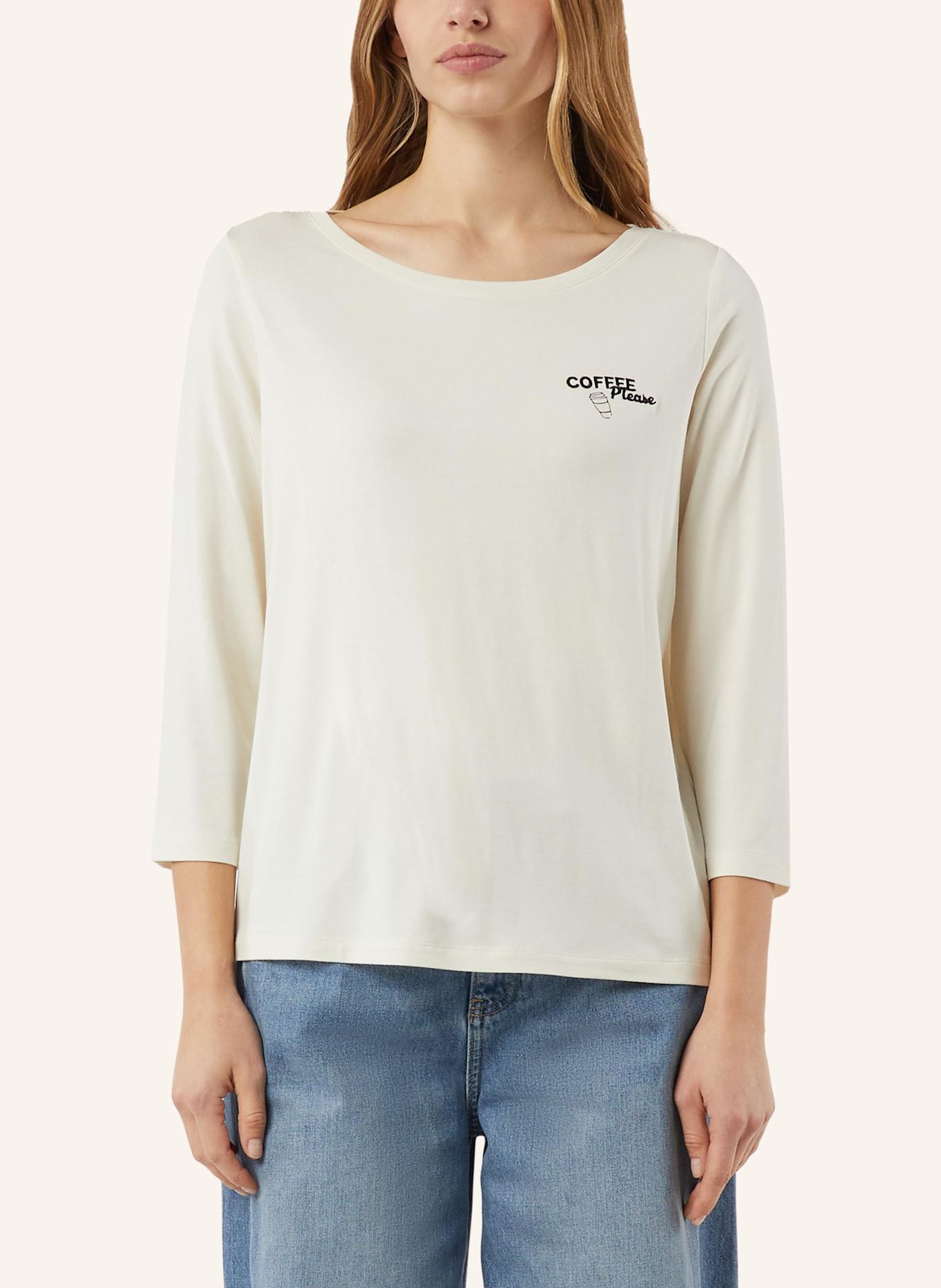 comma T-Shirt: CREME