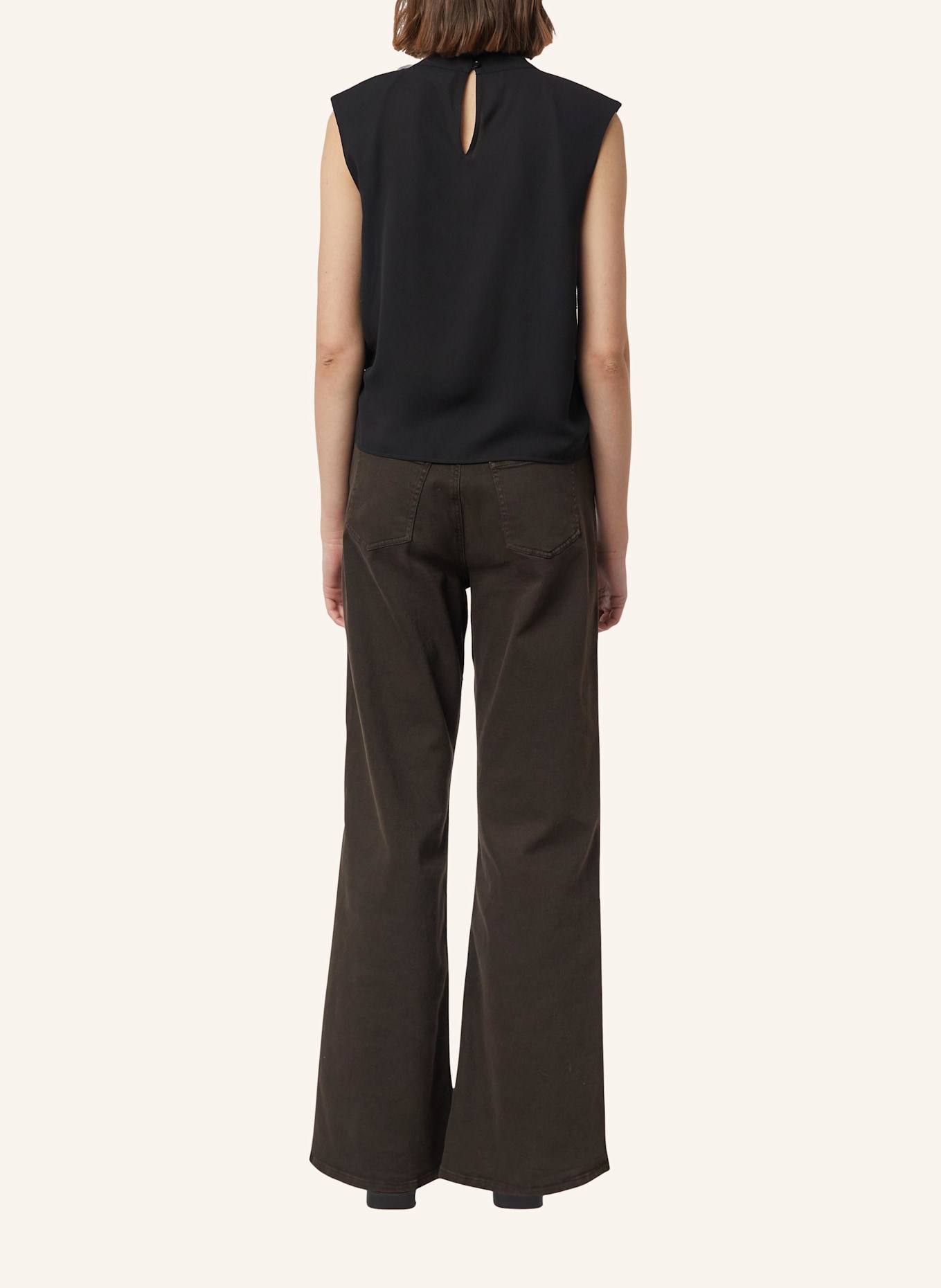 comma Bluse: SCHWARZ