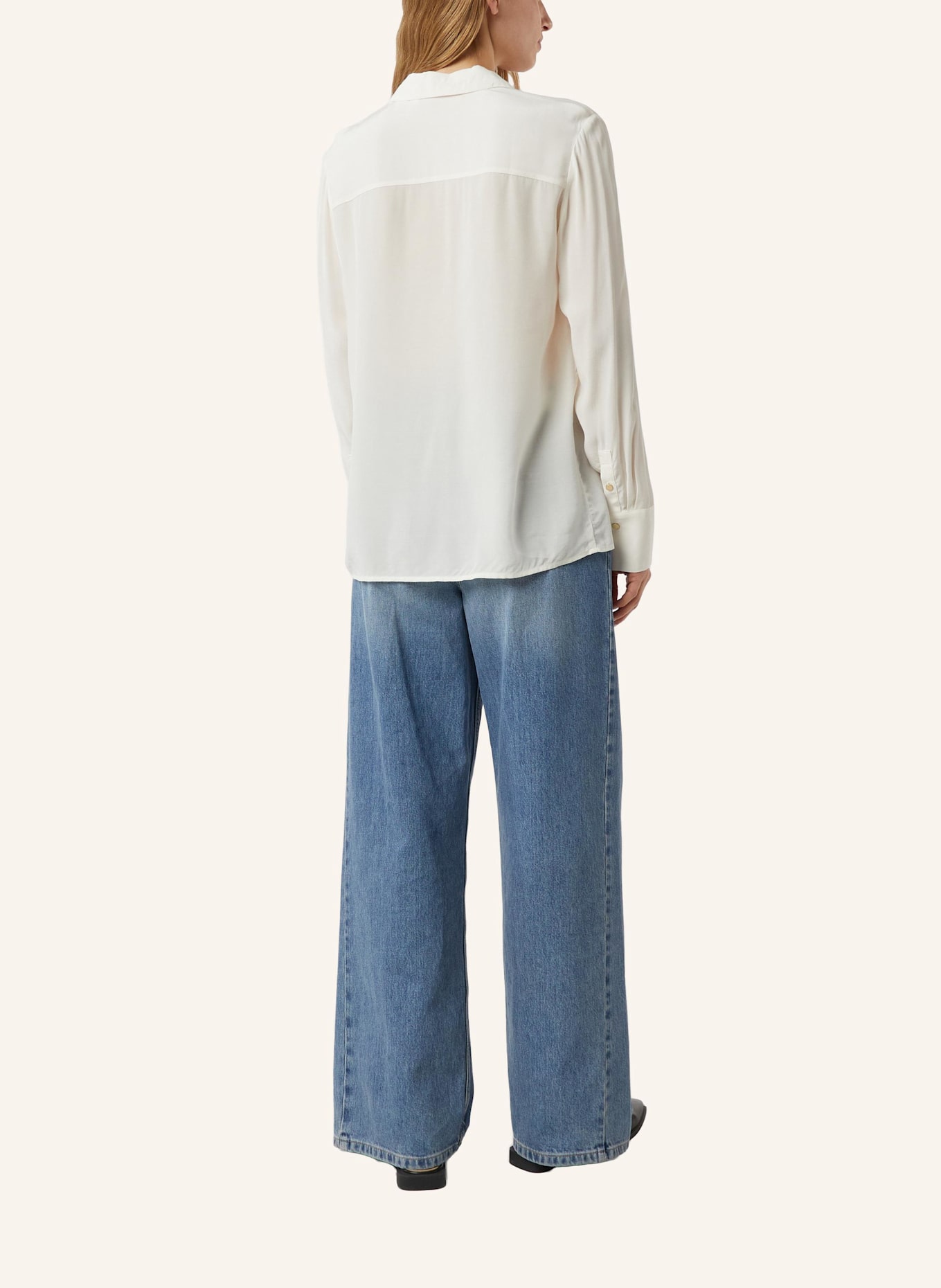 comma Bluse: CREME
