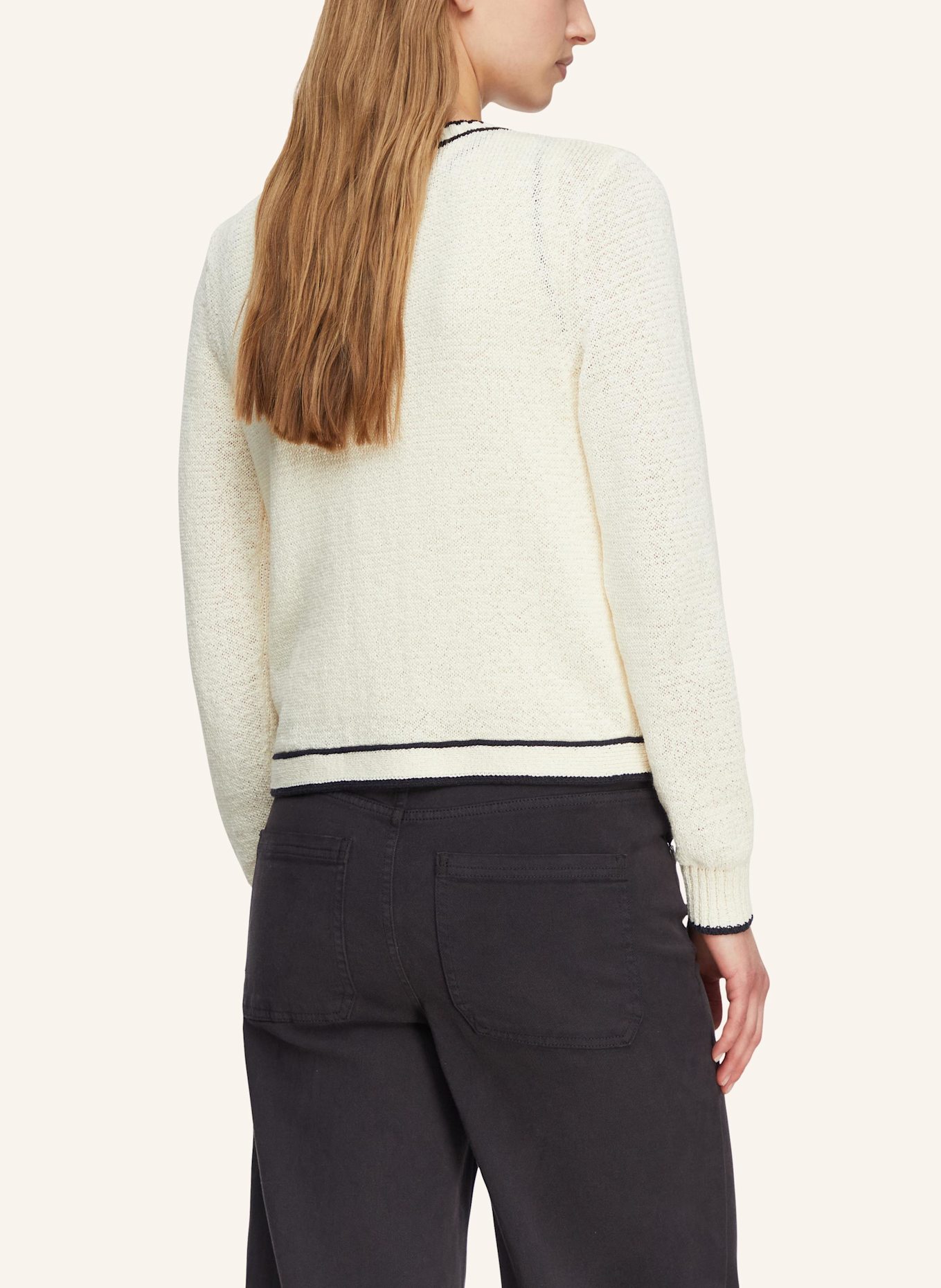 comma Strickjacke: CREME