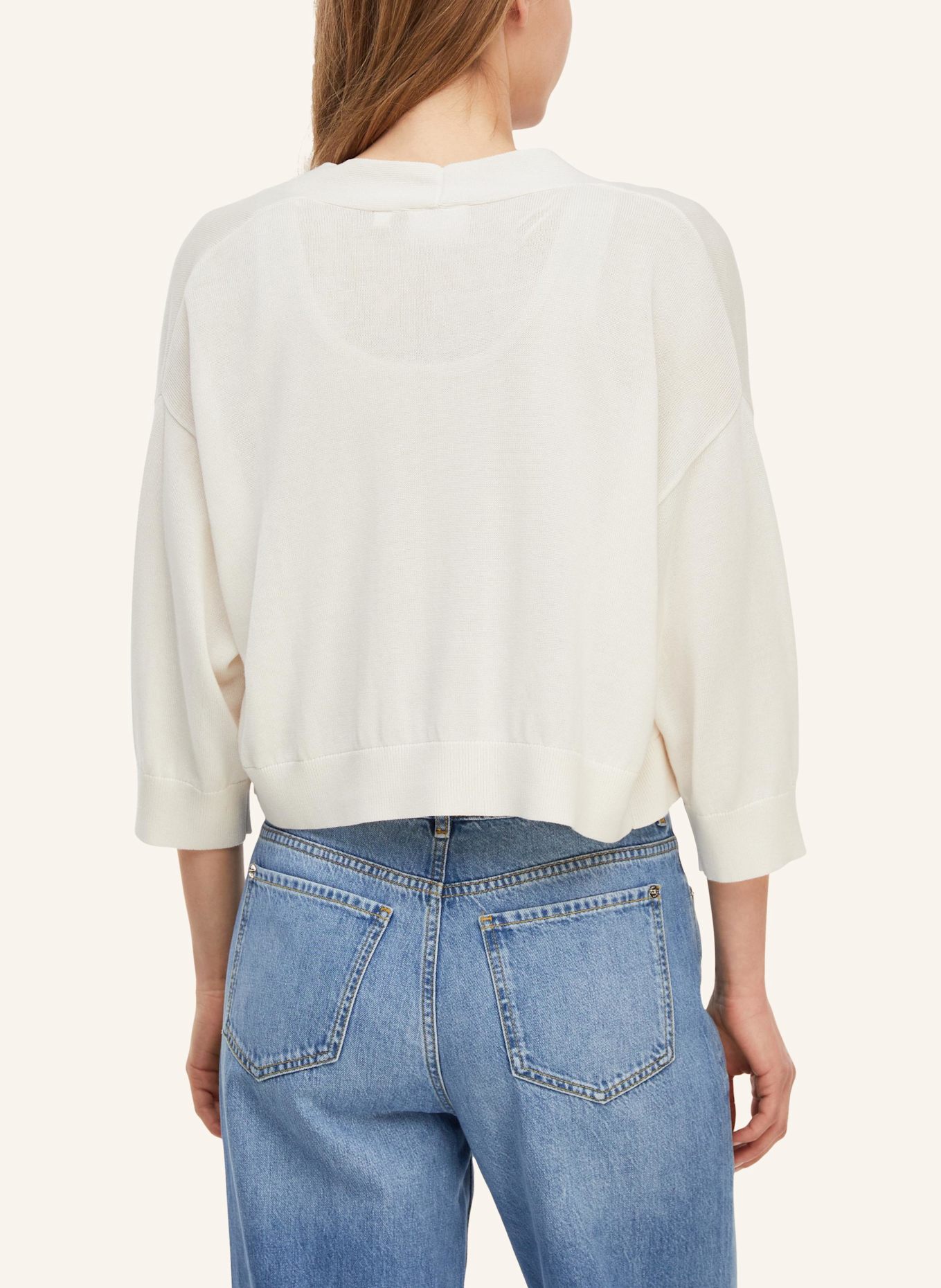 comma Strickjacke: WEISS