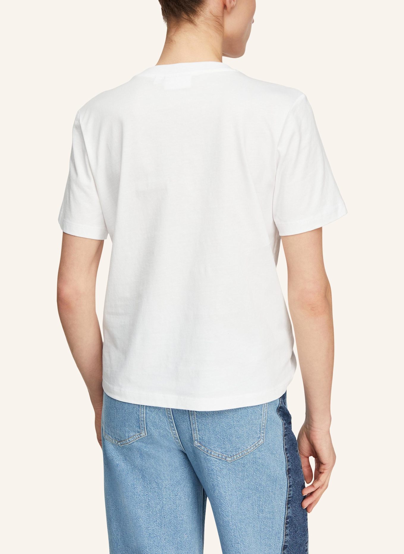 comma T-Shirt: WEISS