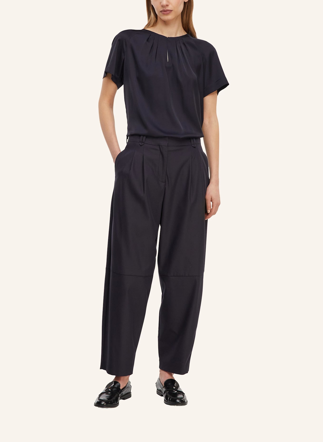 comma Bluse: BLAU