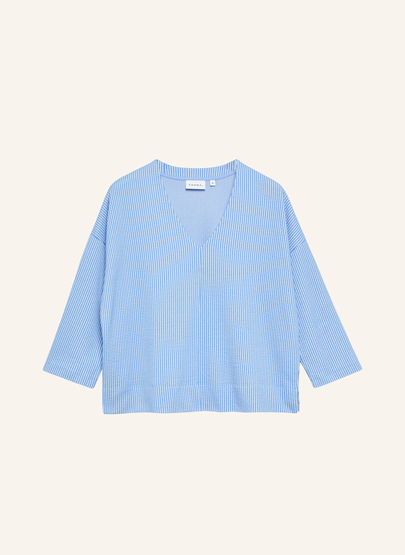 comma Sweatshirt: BLAU