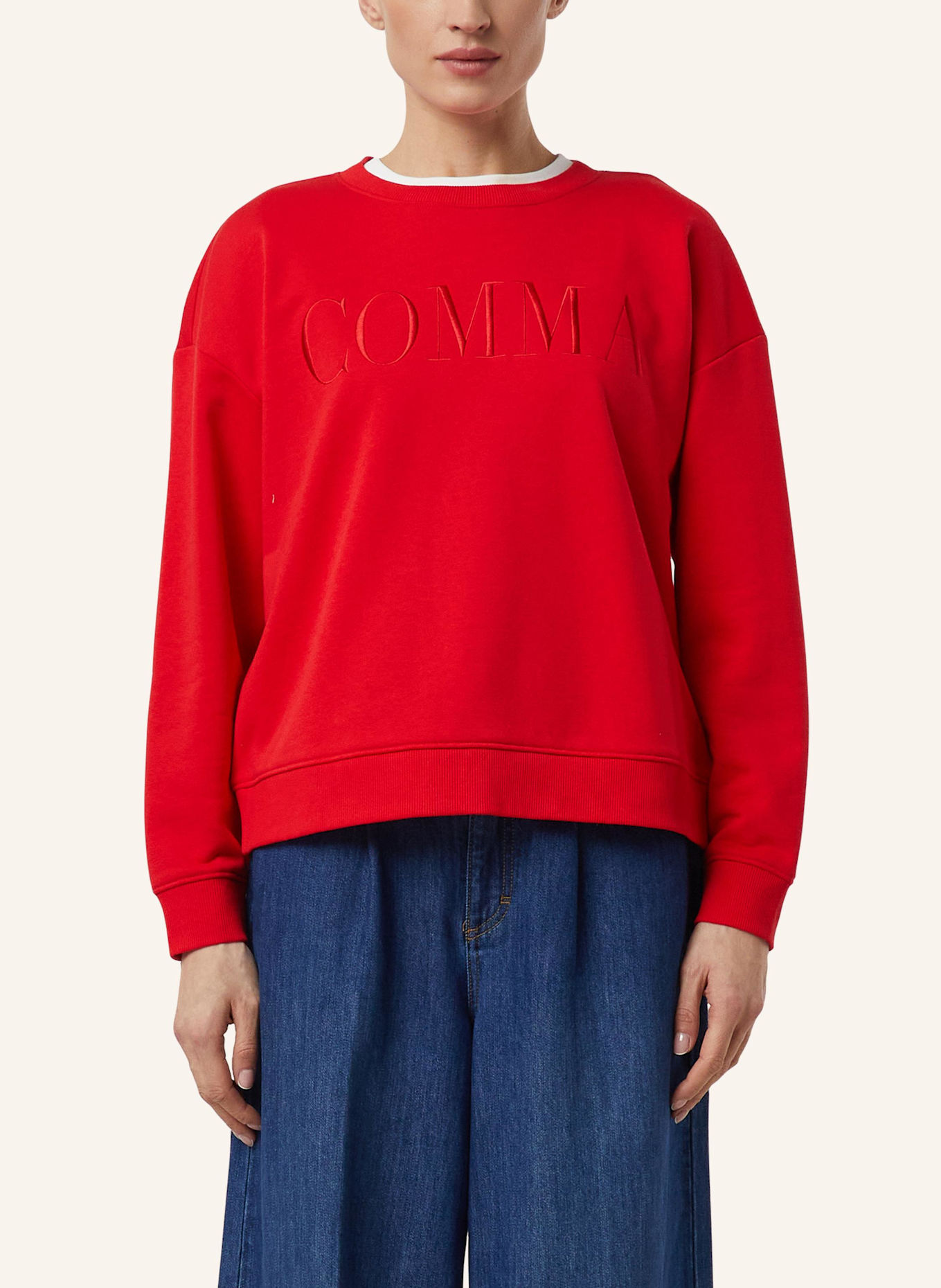 comma Sweatshirt: ROT