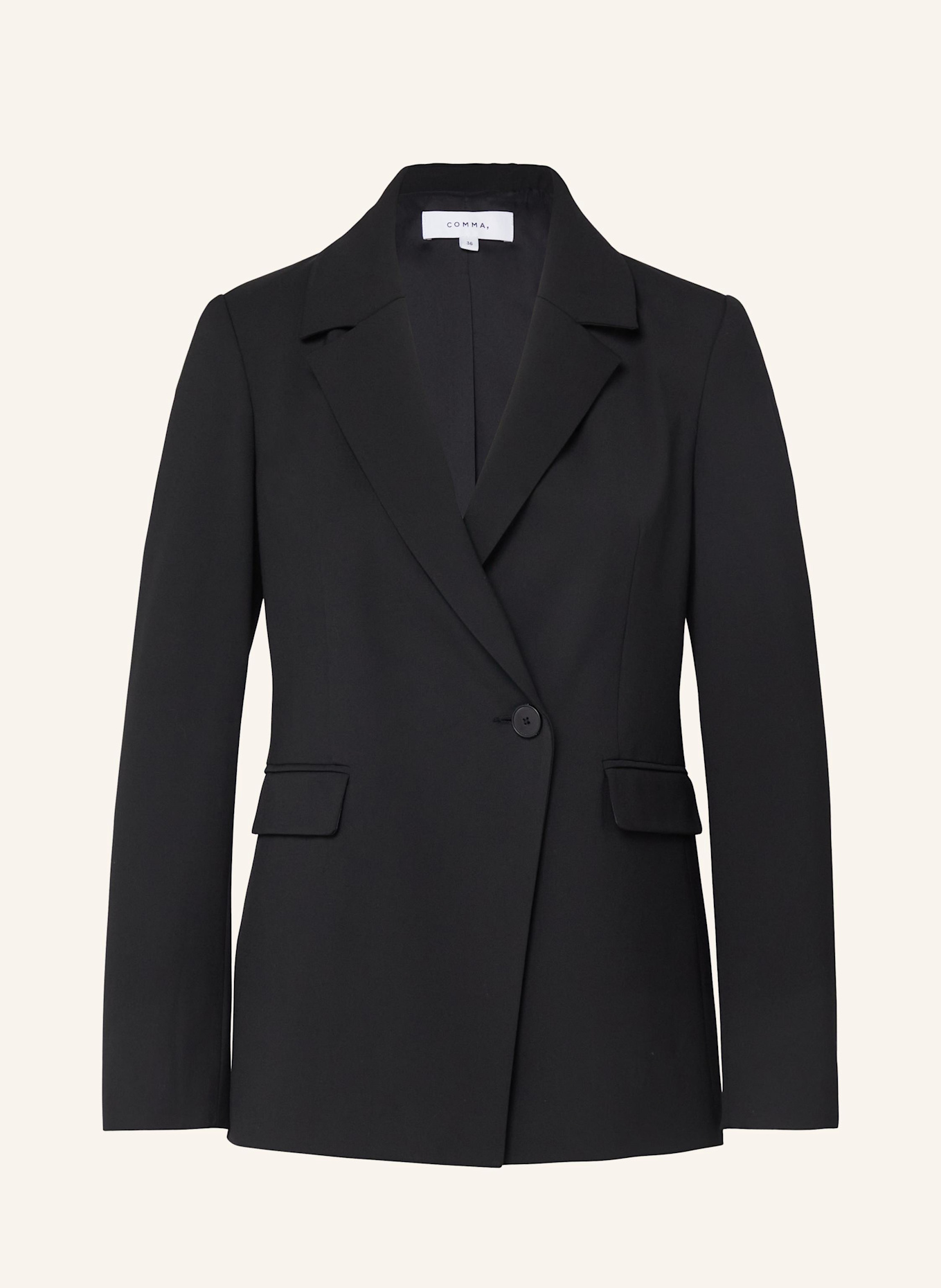 comma Indoor-Blazer: SCHWARZ