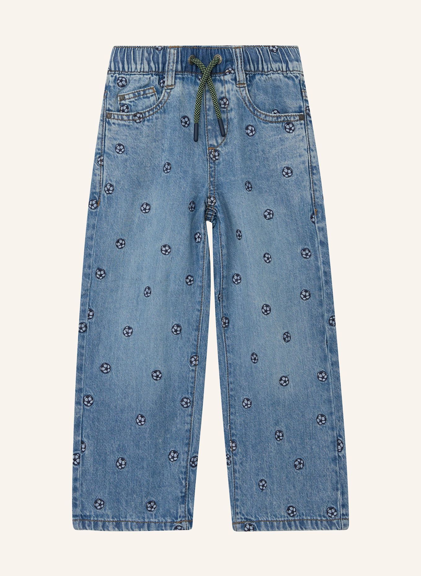 s.Oliver Jeans-Hose BAGGY: BLAU