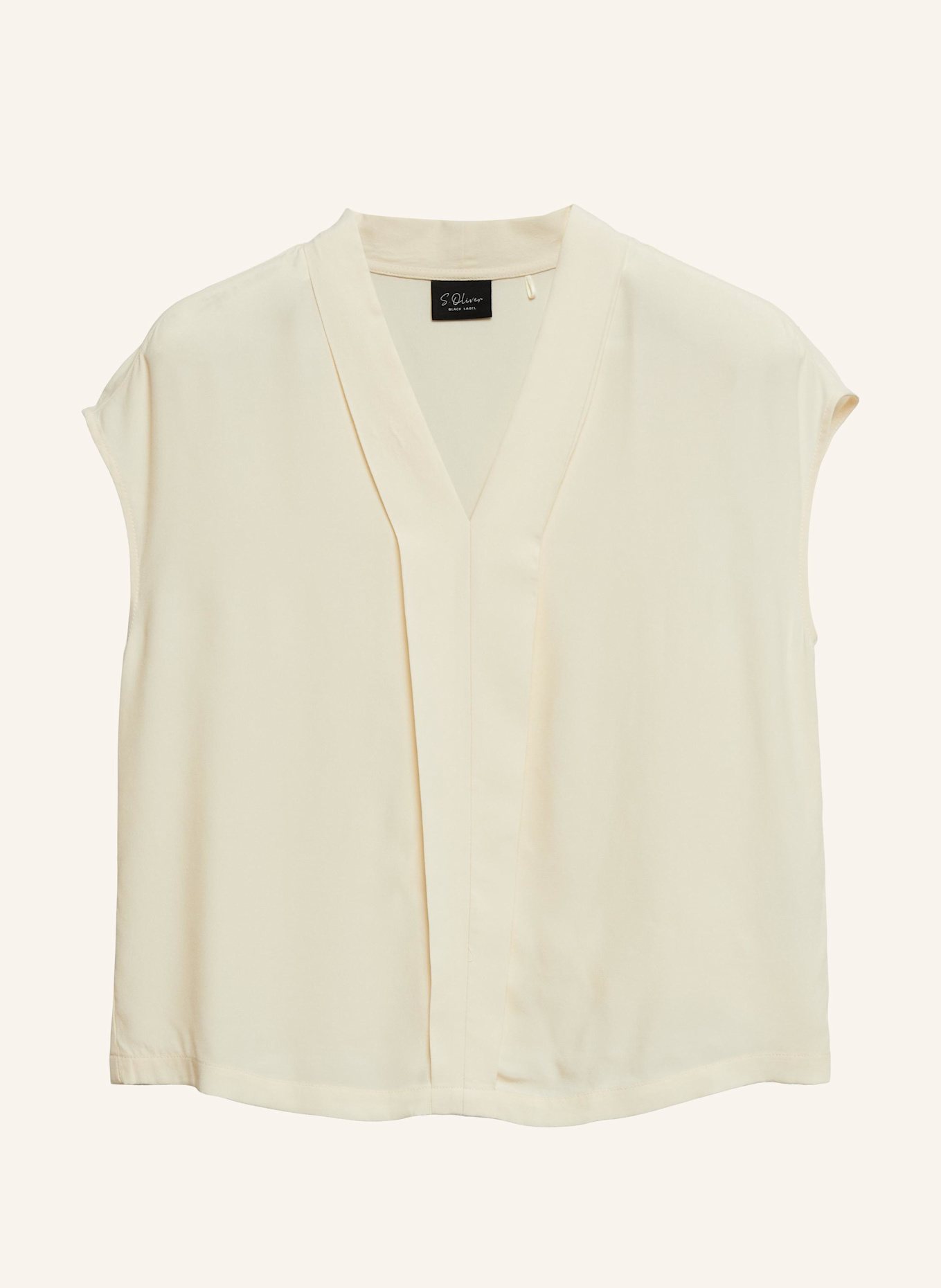 s.Oliver Bluse: CREME/ BRAUN