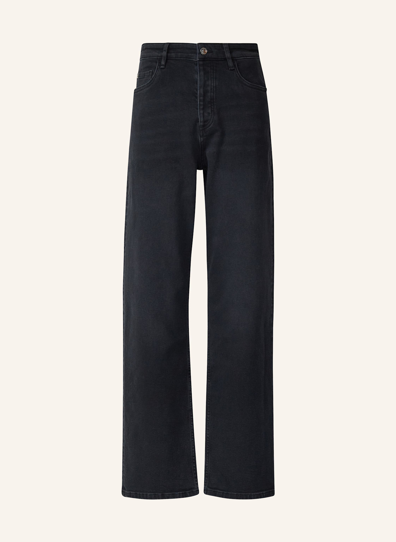 comma Jeans-Hose: SCHWARZ