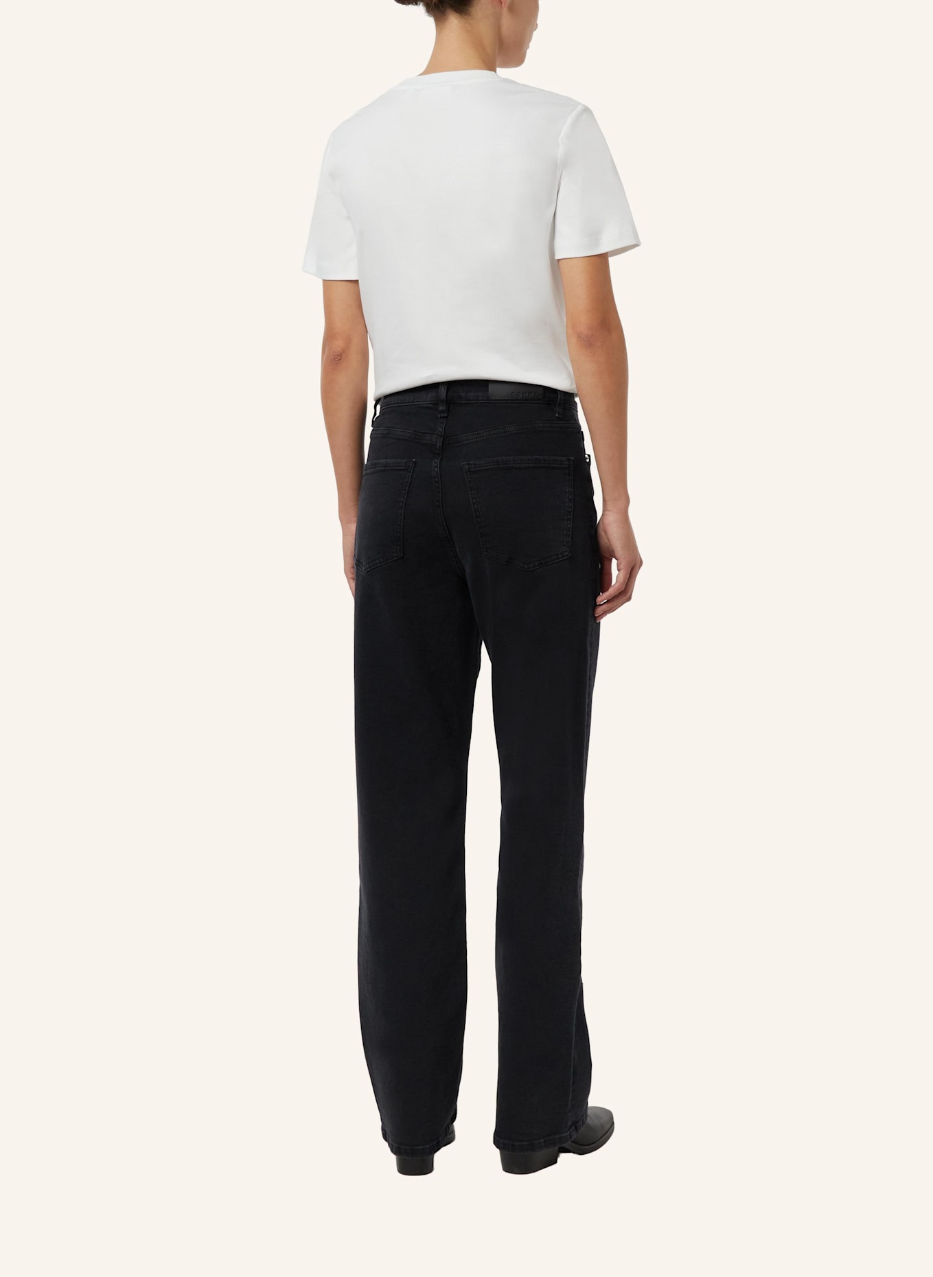 comma Jeans-Hose: SCHWARZ