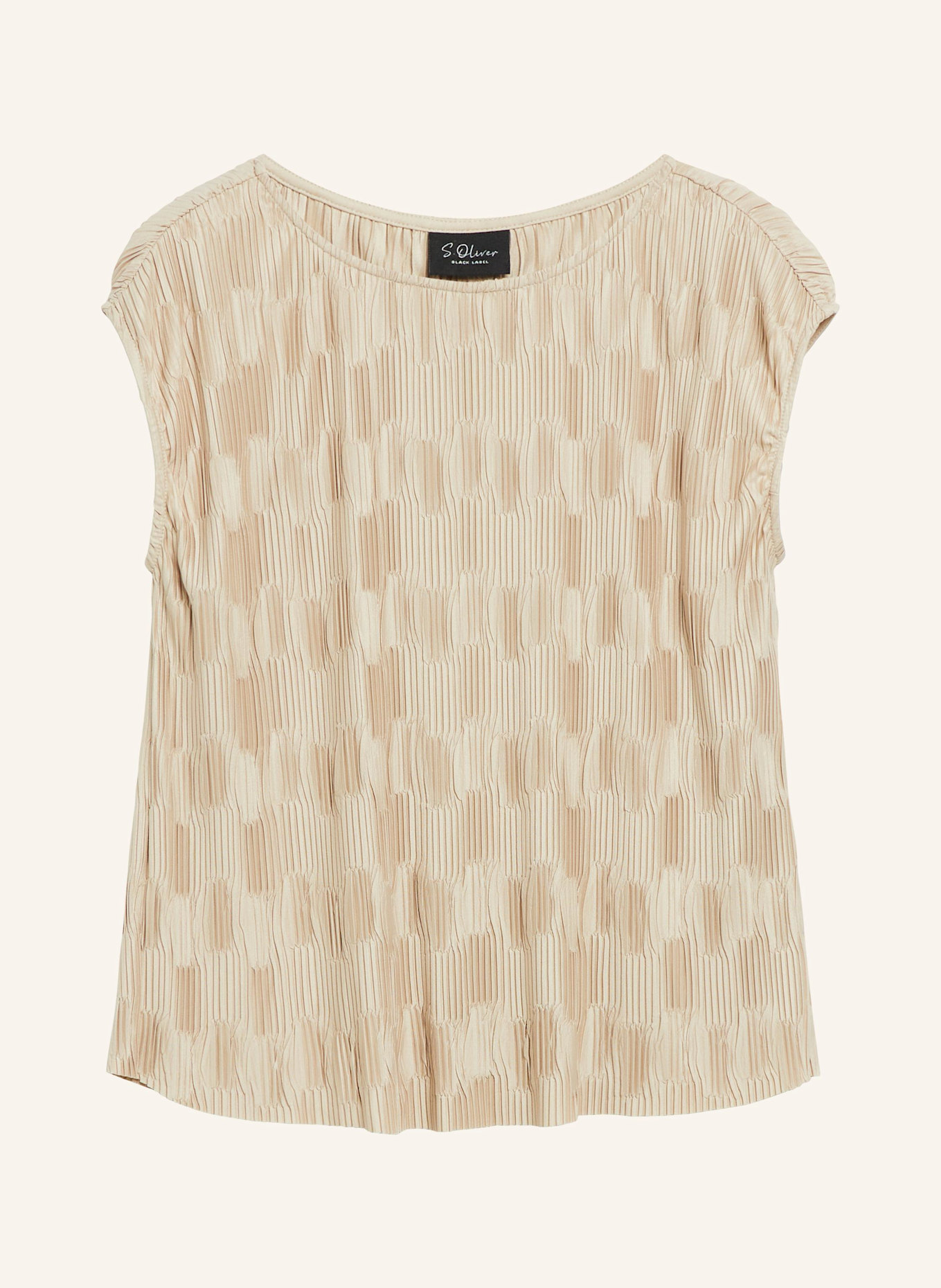 s.Oliver T-Shirt: BEIGE