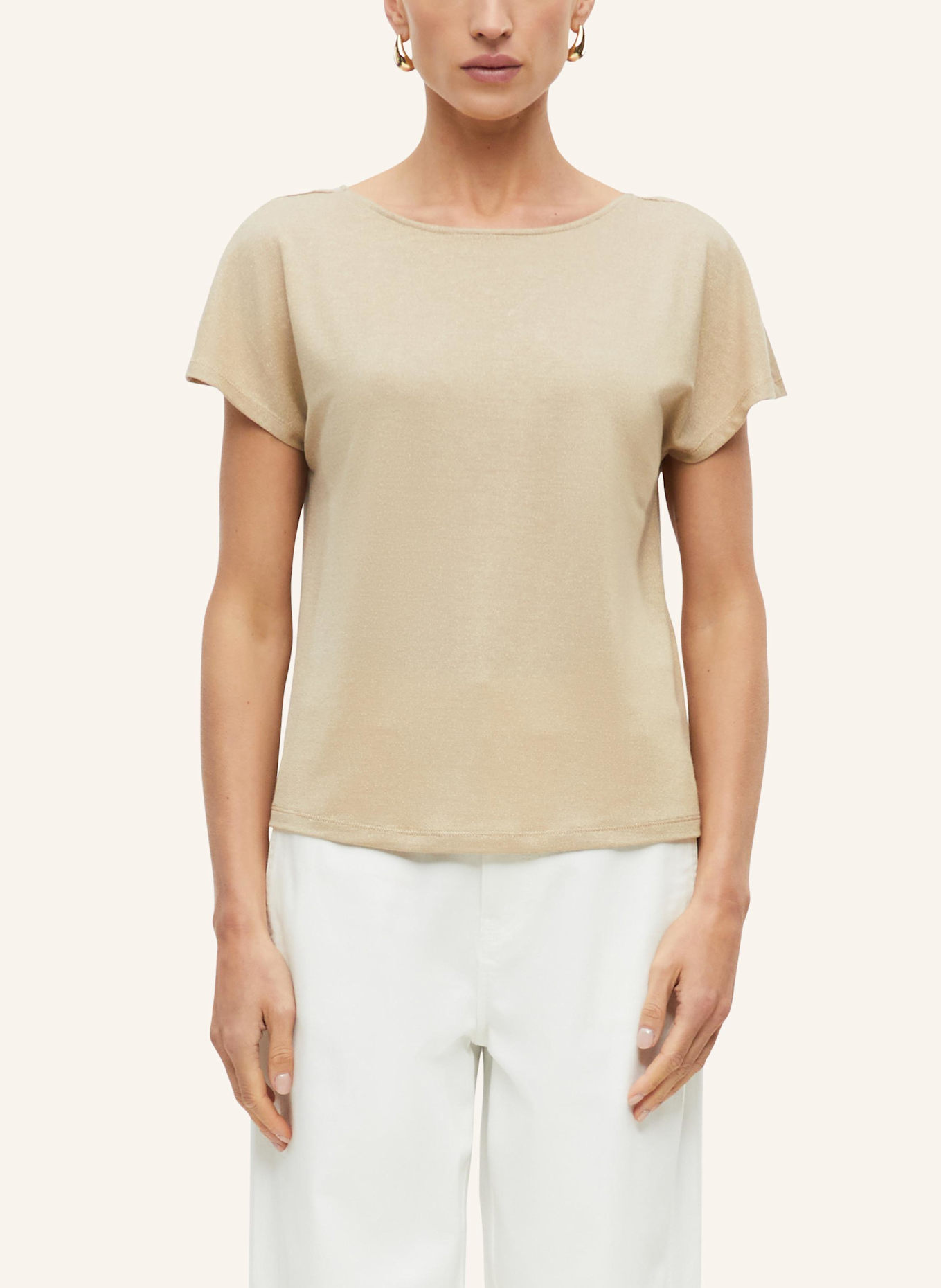 s.Oliver T-Shirt: BEIGE