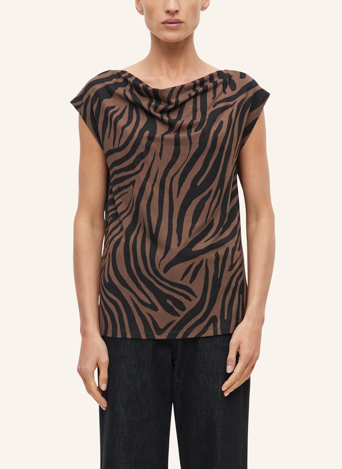 s.Oliver T-Shirt: SCHWARZ