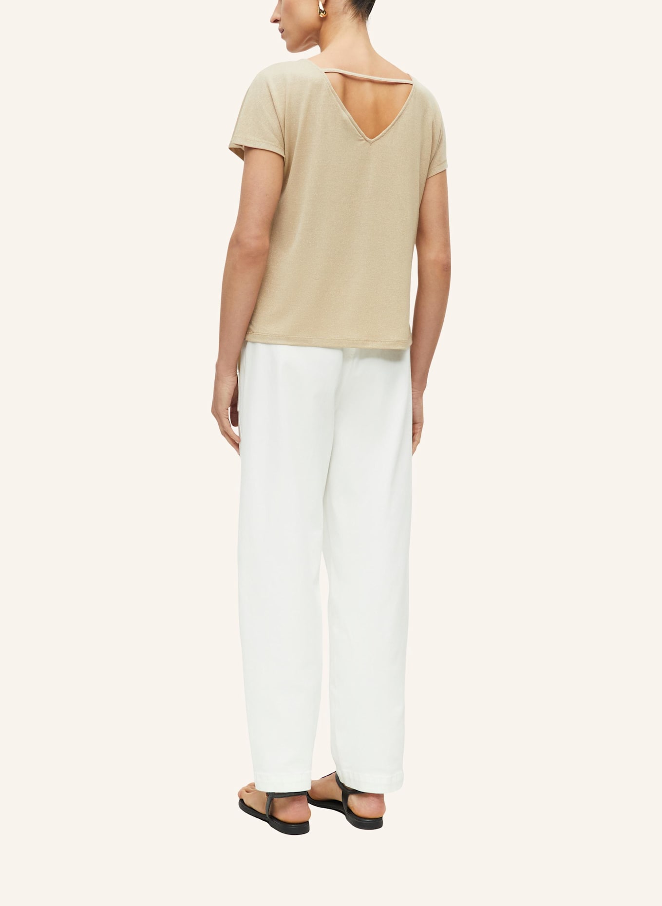 s.Oliver T-Shirt: BEIGE