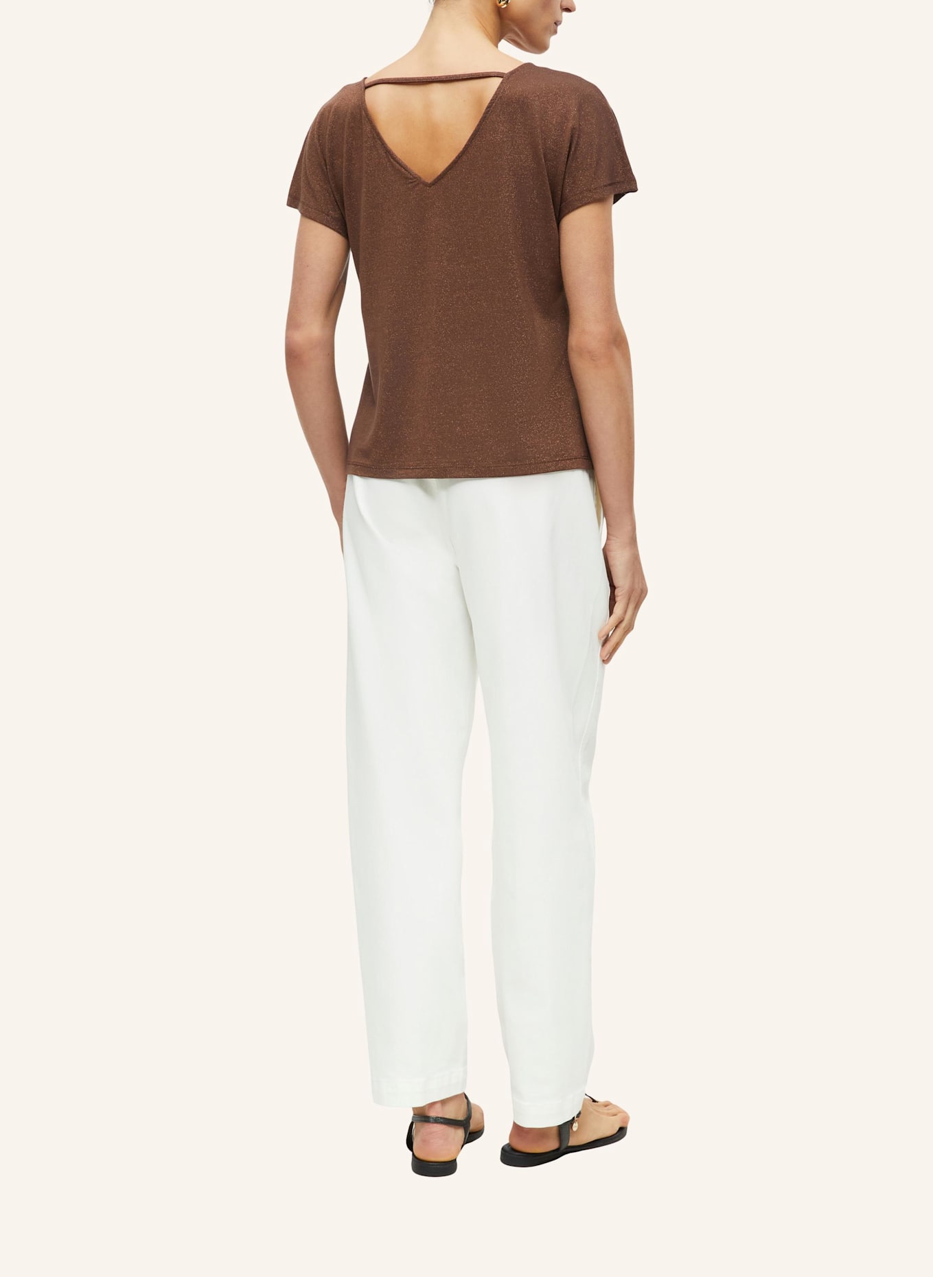 s.Oliver T-Shirt: BRAUN