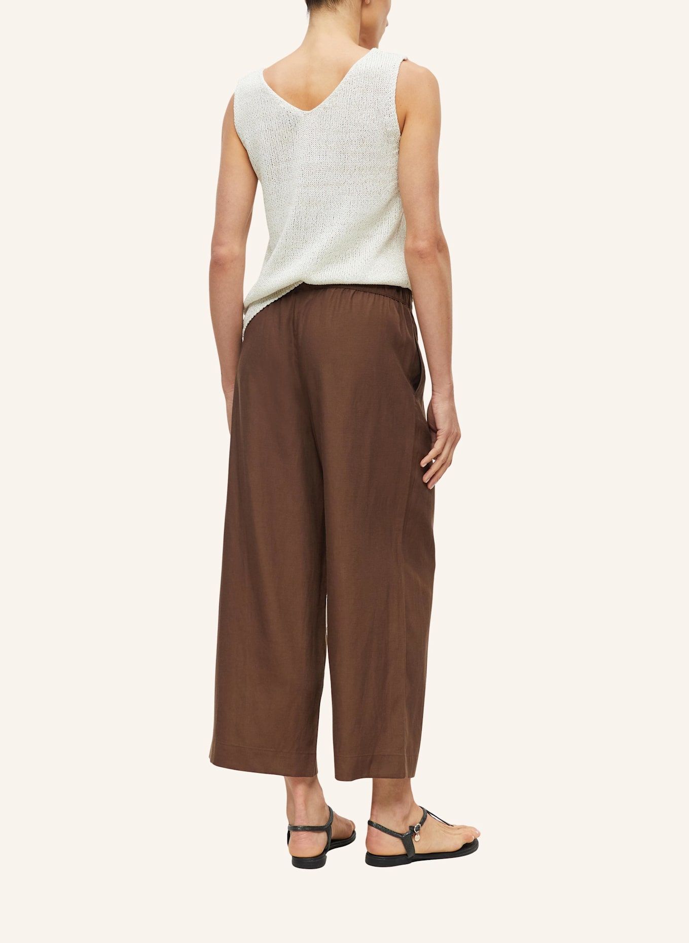s.Oliver BLACK LABEL 7/8-Hose: BRAUN
