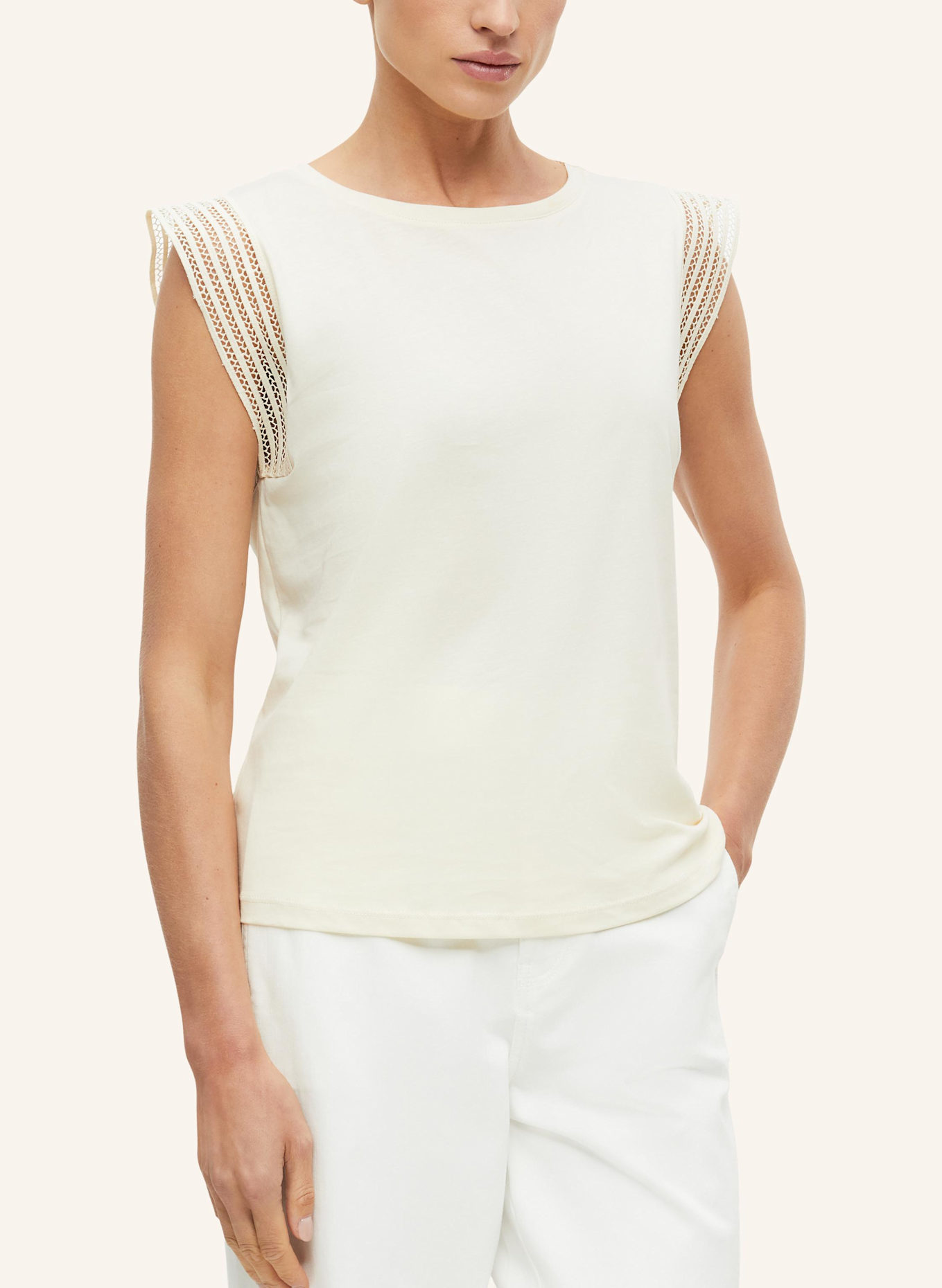s.Oliver T-Shirt: BEIGE