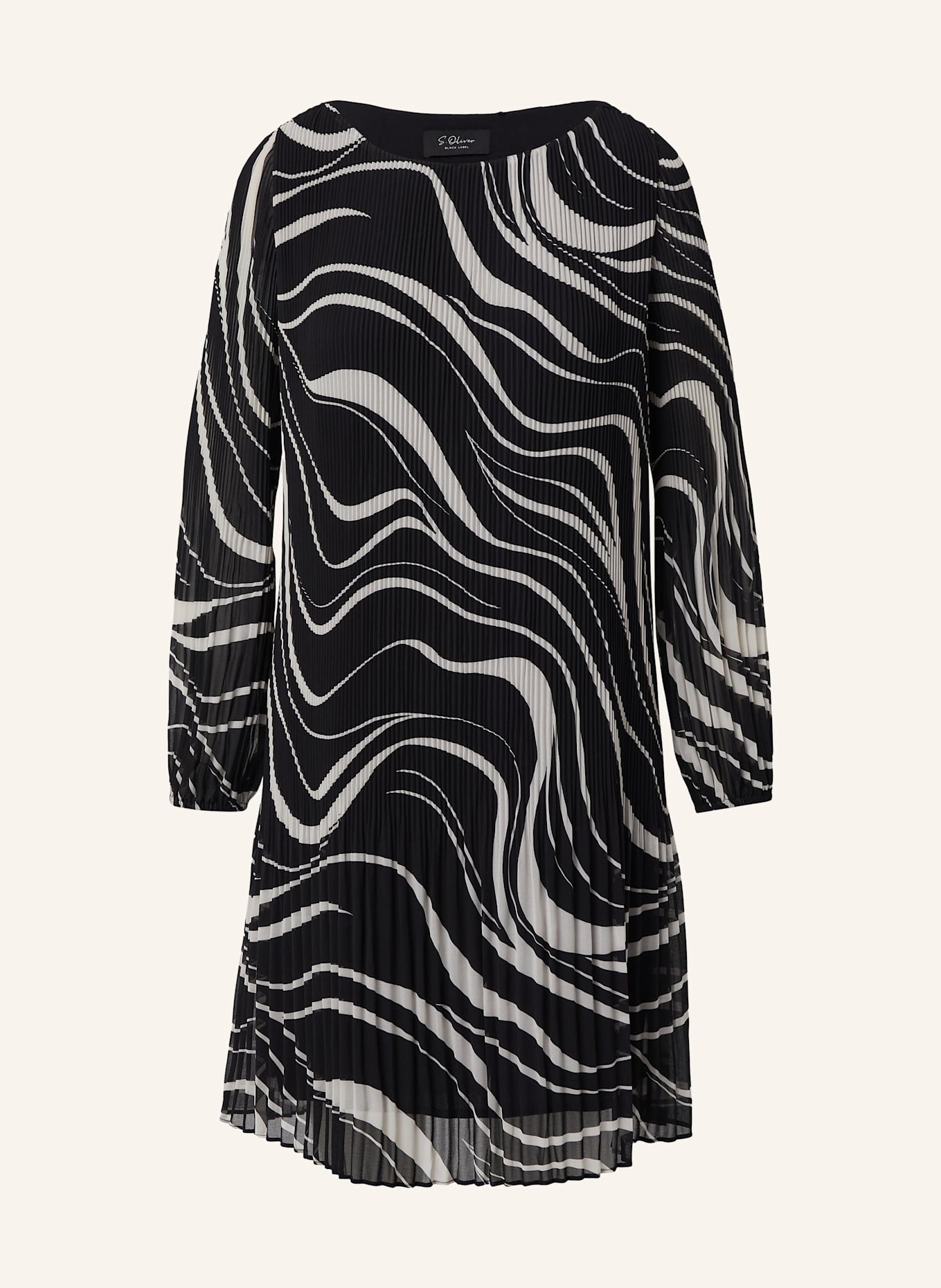 s.Oliver BLACK LABEL Plisseekleid