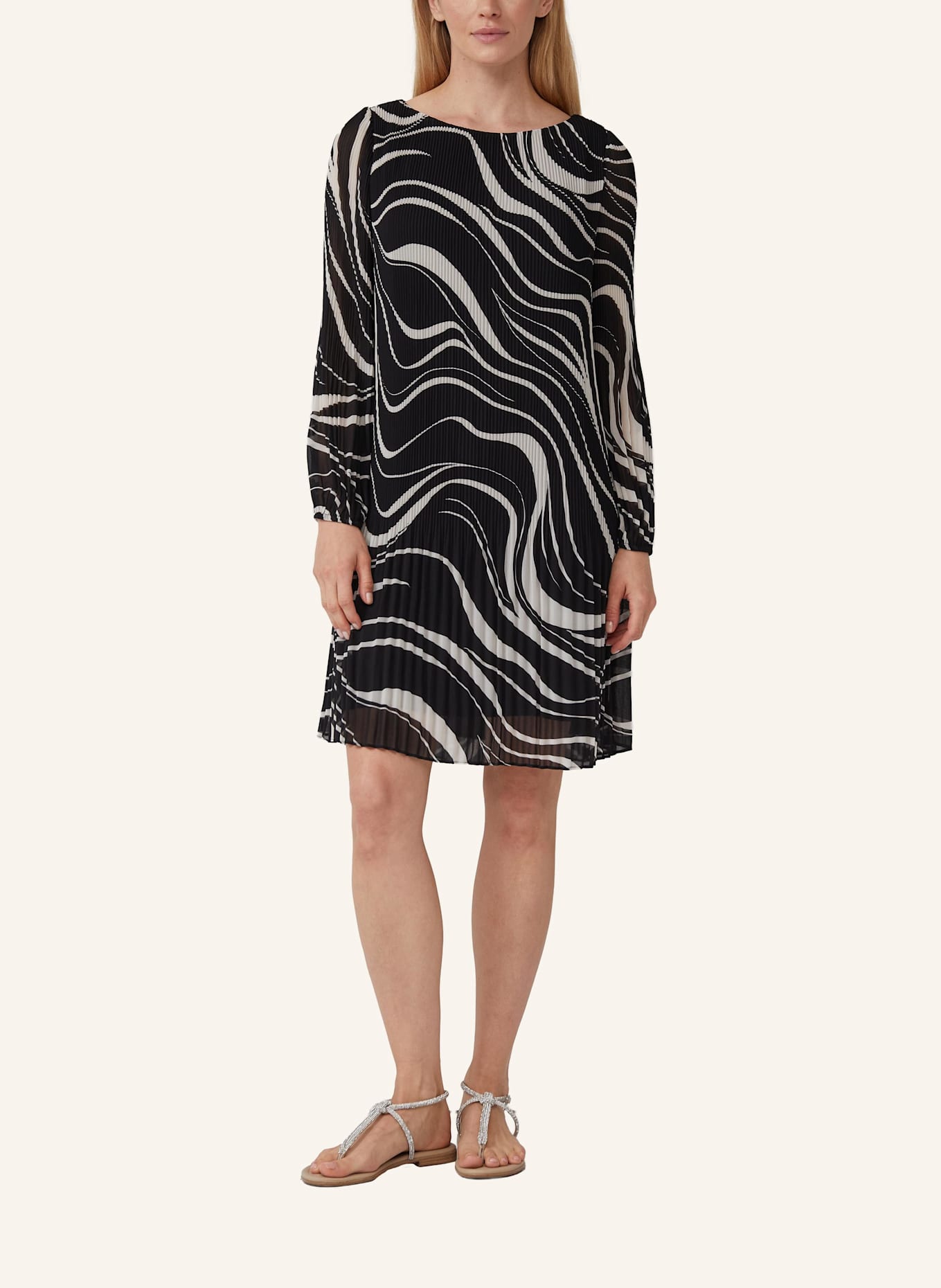 s.Oliver BLACK LABEL Plisseekleid