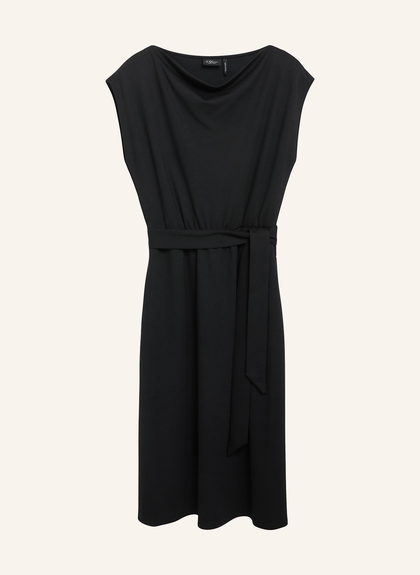 s.Oliver BLACK LABEL Jerseykleid: SCHWARZ