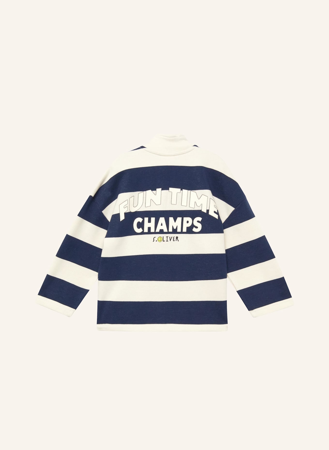 s.Oliver Sweatshirt: BLAU/ CREME
