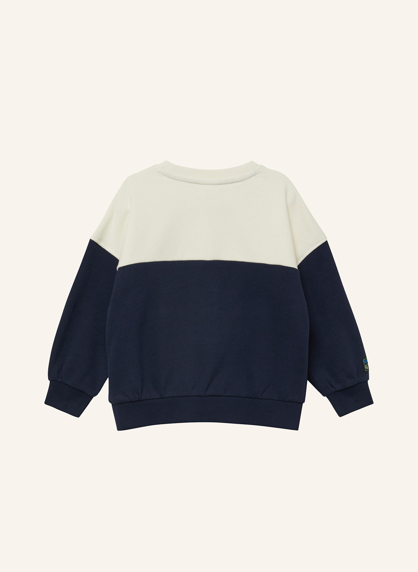 s.Oliver Sweatshirt: BLAU/ CREME