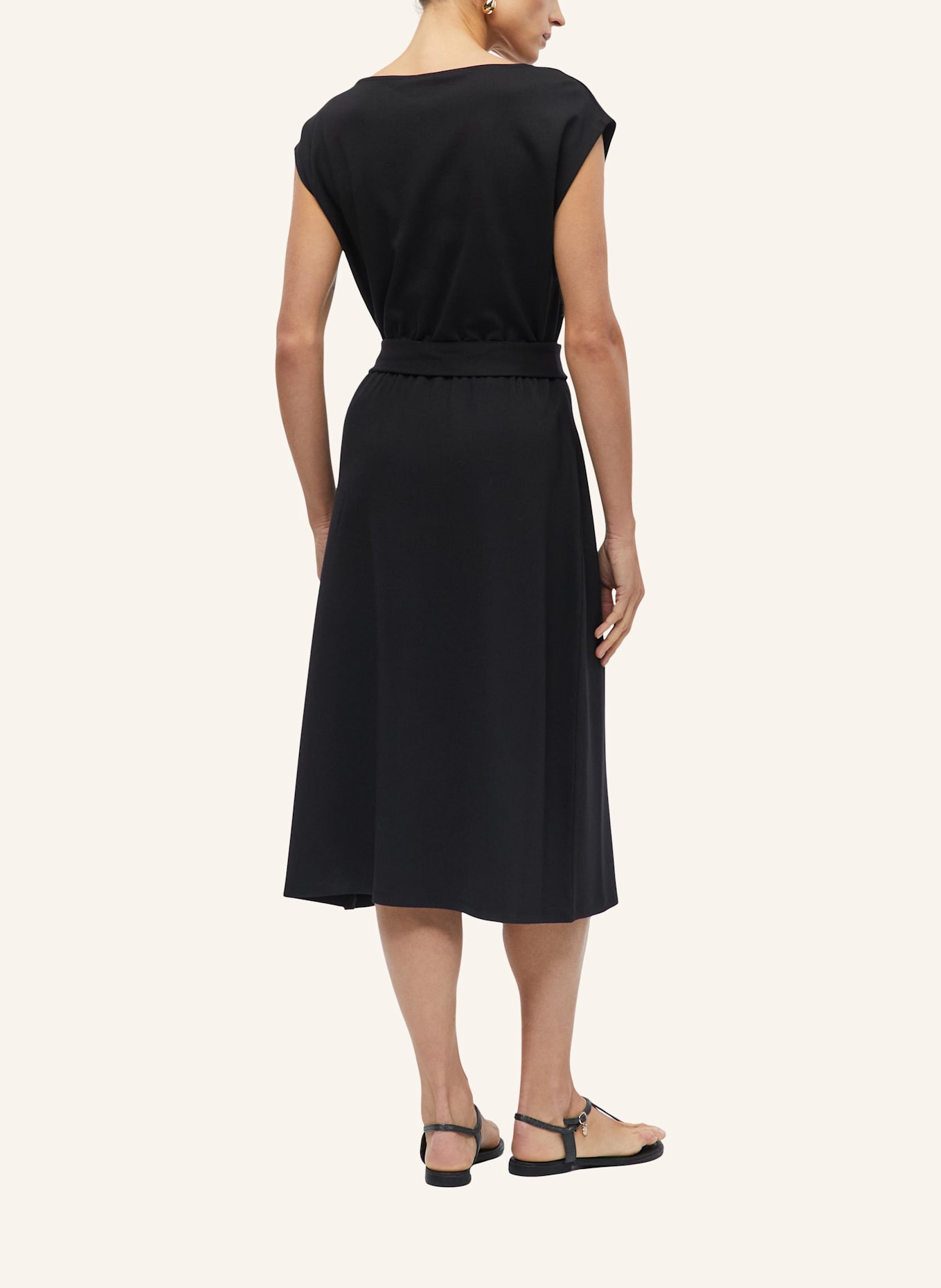 s.Oliver BLACK LABEL Jerseykleid: SCHWARZ