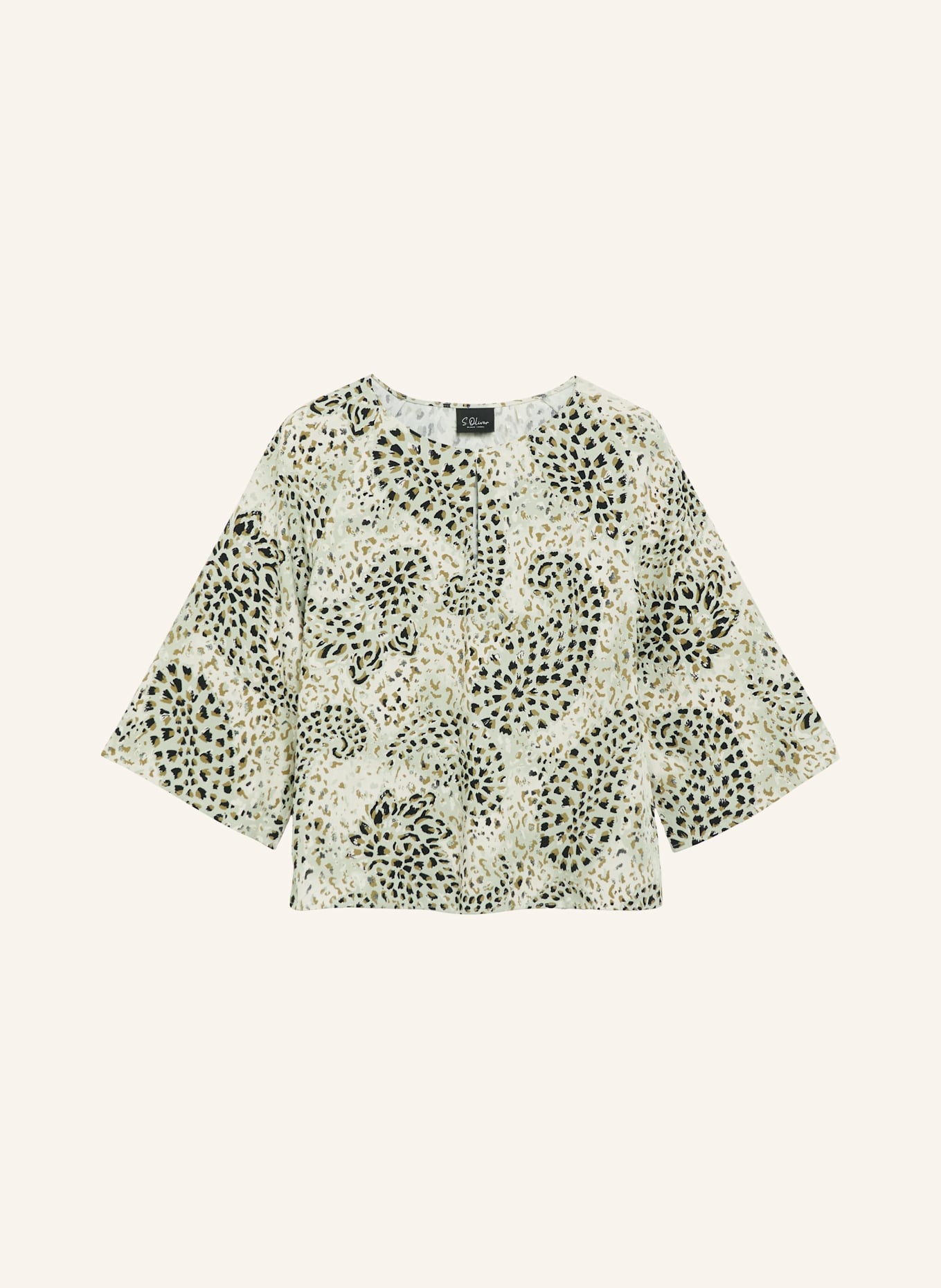 s.Oliver Bluse: TÜRKIS/ BEIGE