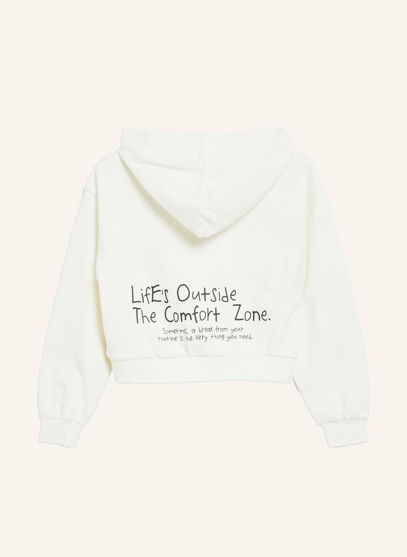 s.Oliver Sweatshirt: CREME/ WEISS