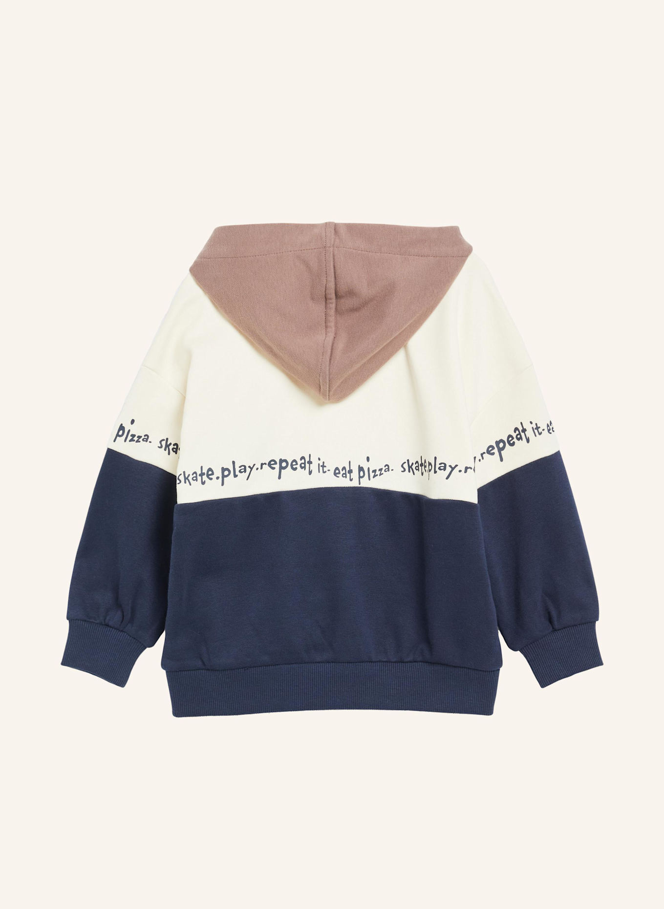 s.Oliver Sweatshirt: BLAU/ CREME