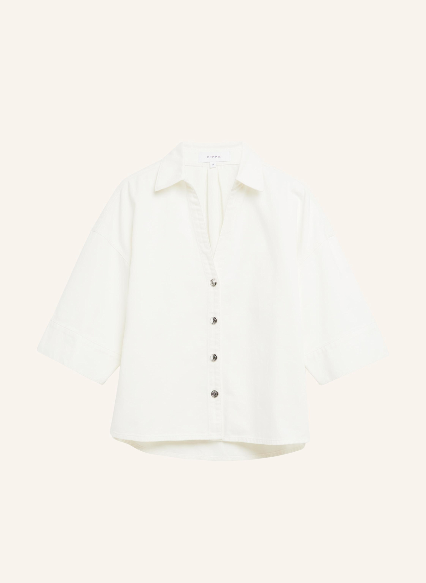 comma Bluse: CREME