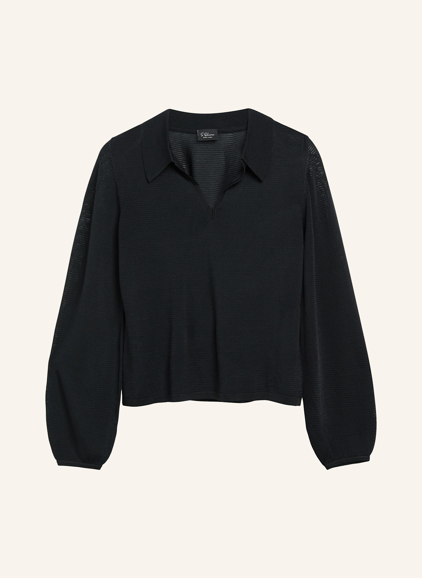 s.Oliver Strickpullover: SCHWARZ