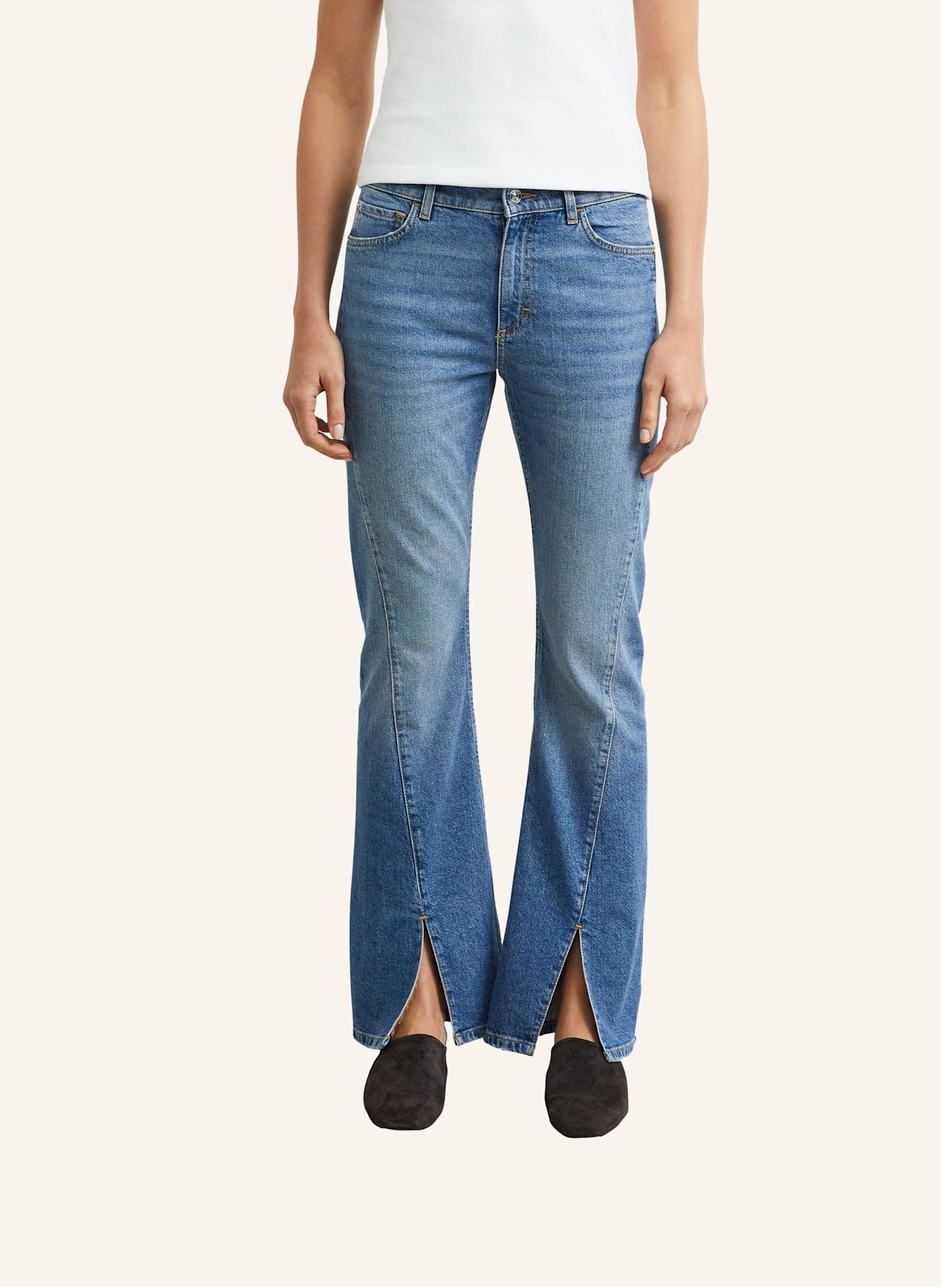 comma Jeans-Hose: BLAU
