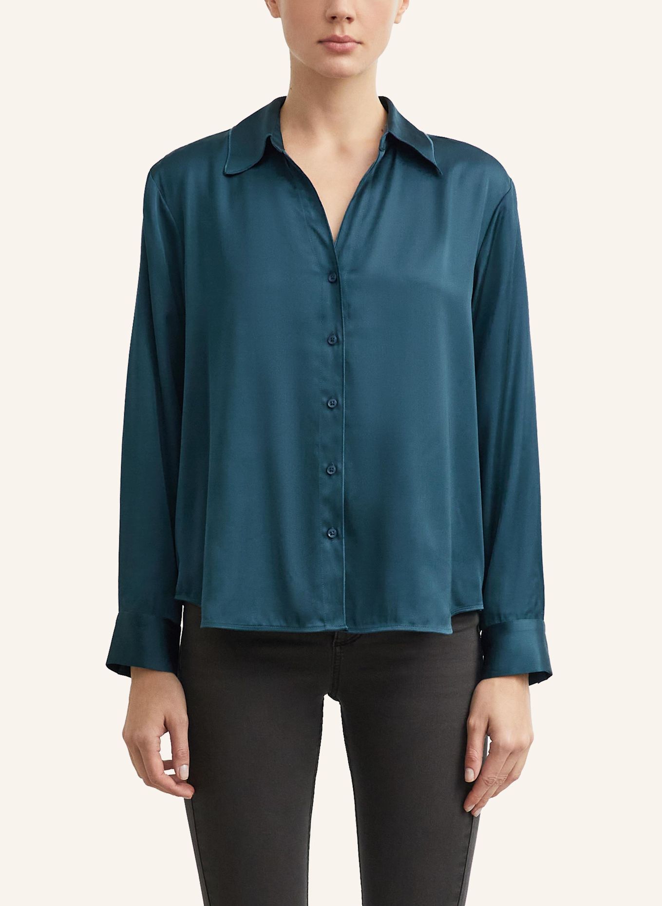 COMMA Bluse: PETROL