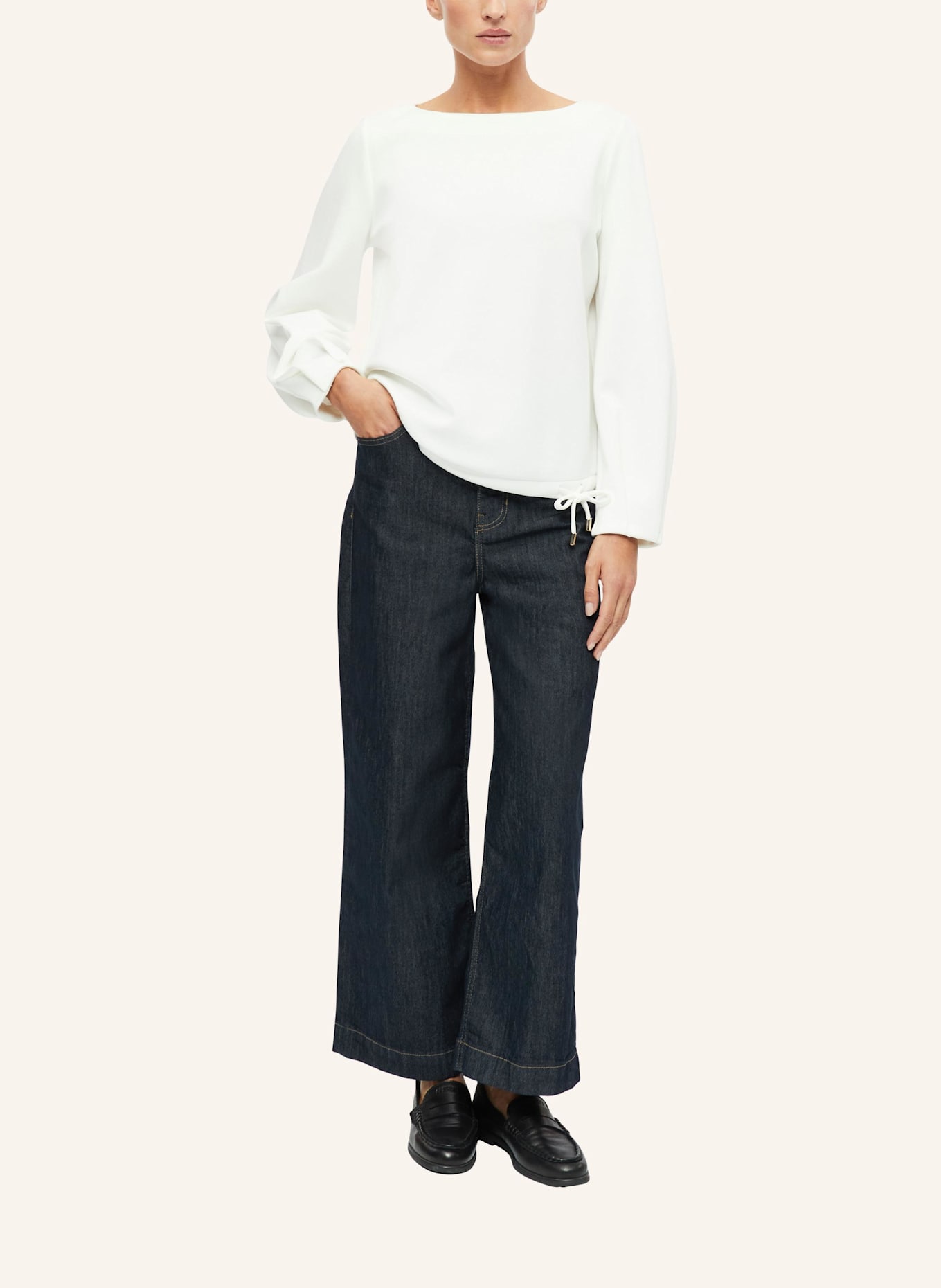 s.Oliver Sweatshirt: CREME
