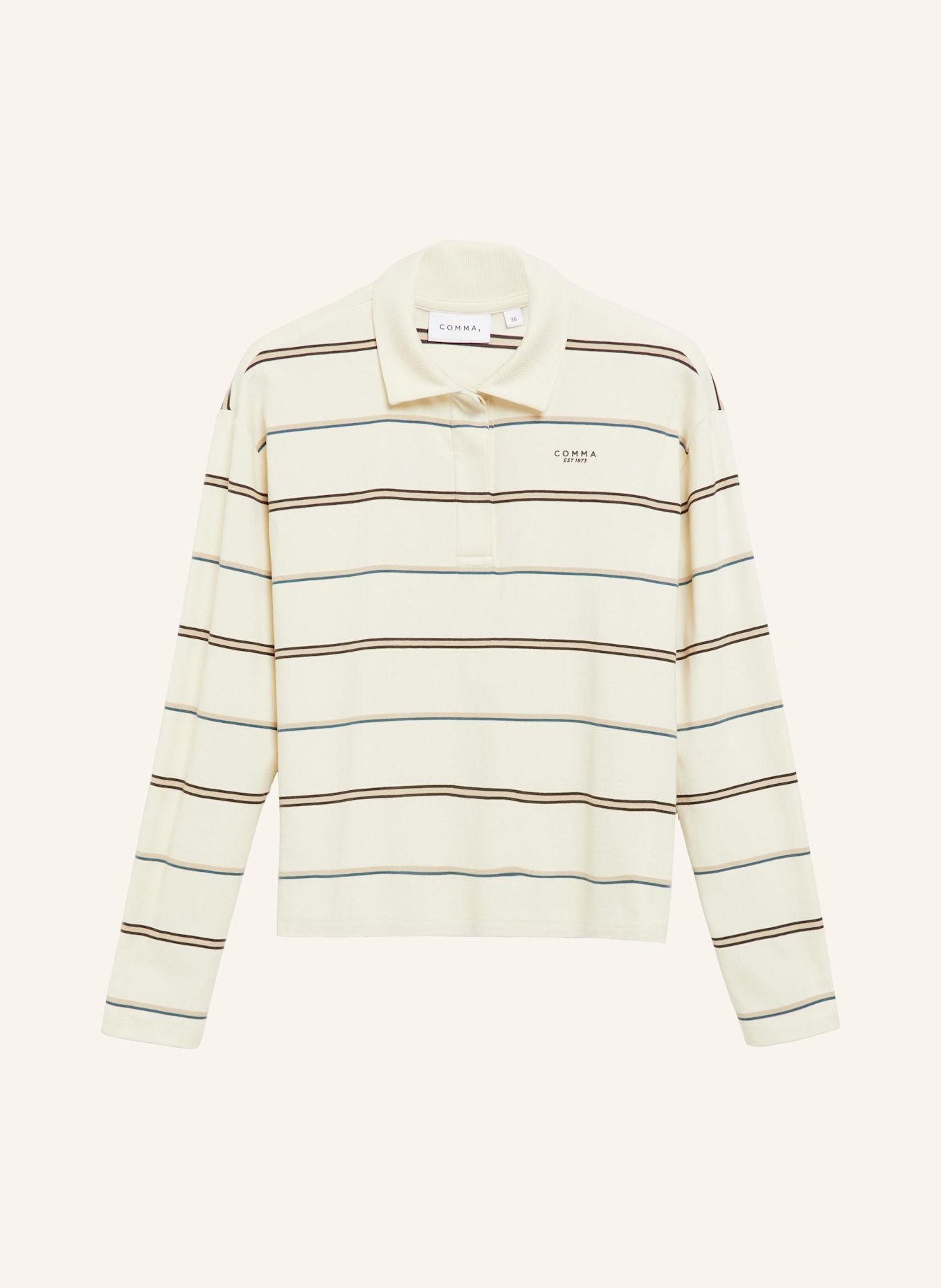 COMMA T-Shirt: CREME