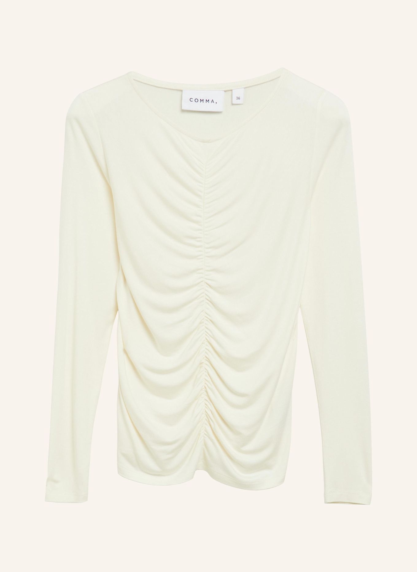 COMMA T-Shirt: CREME