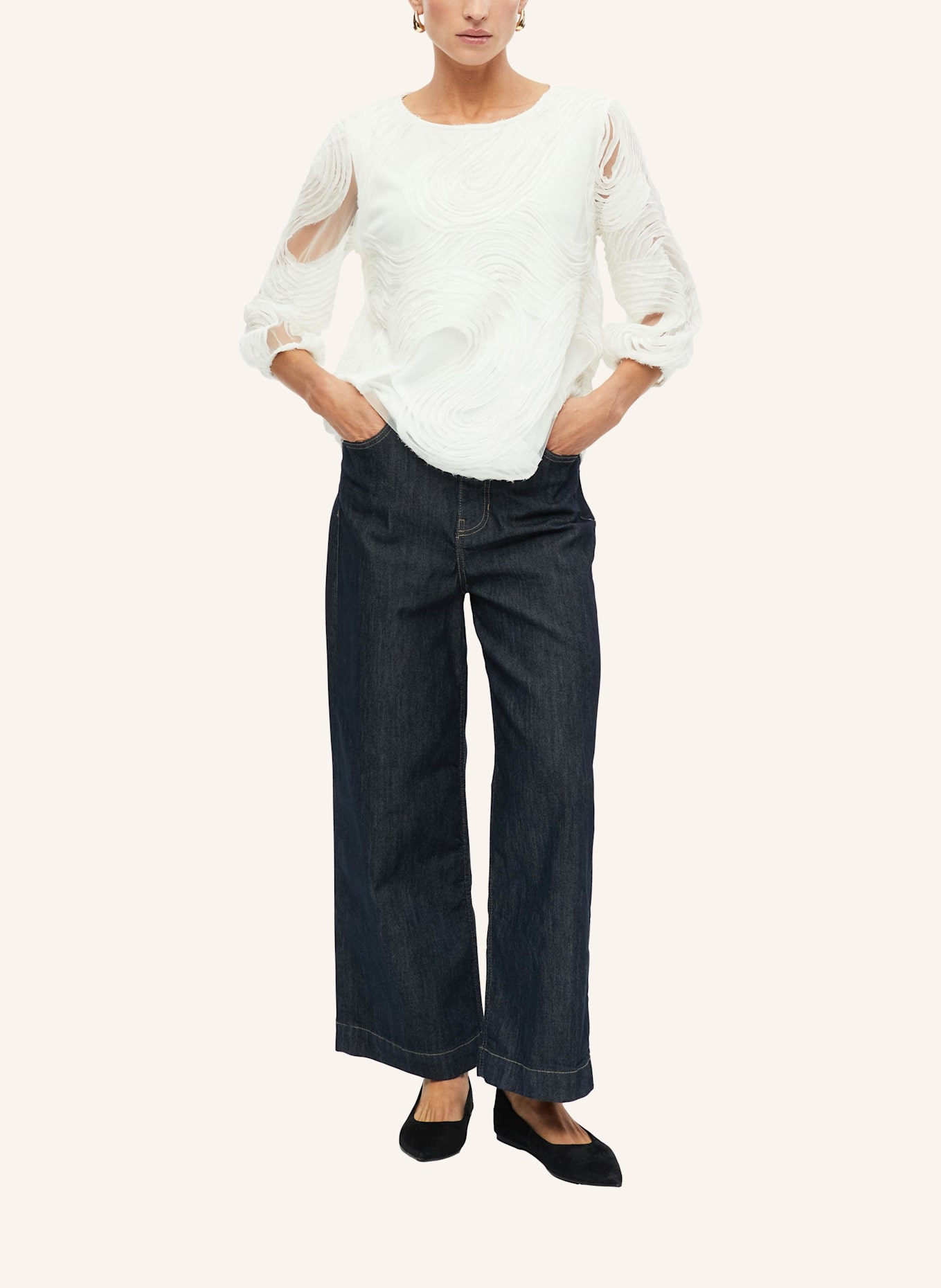 s.Oliver Bluse: CREME