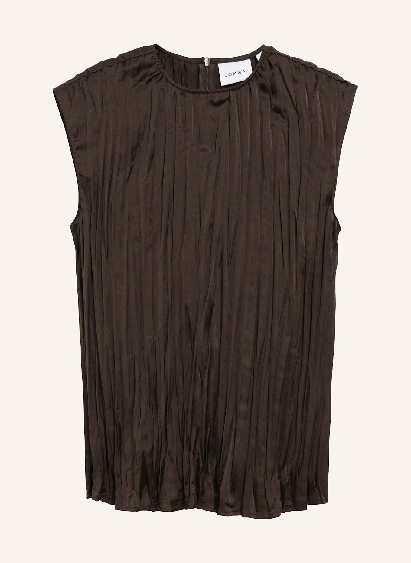 comma Bluse: BRAUN