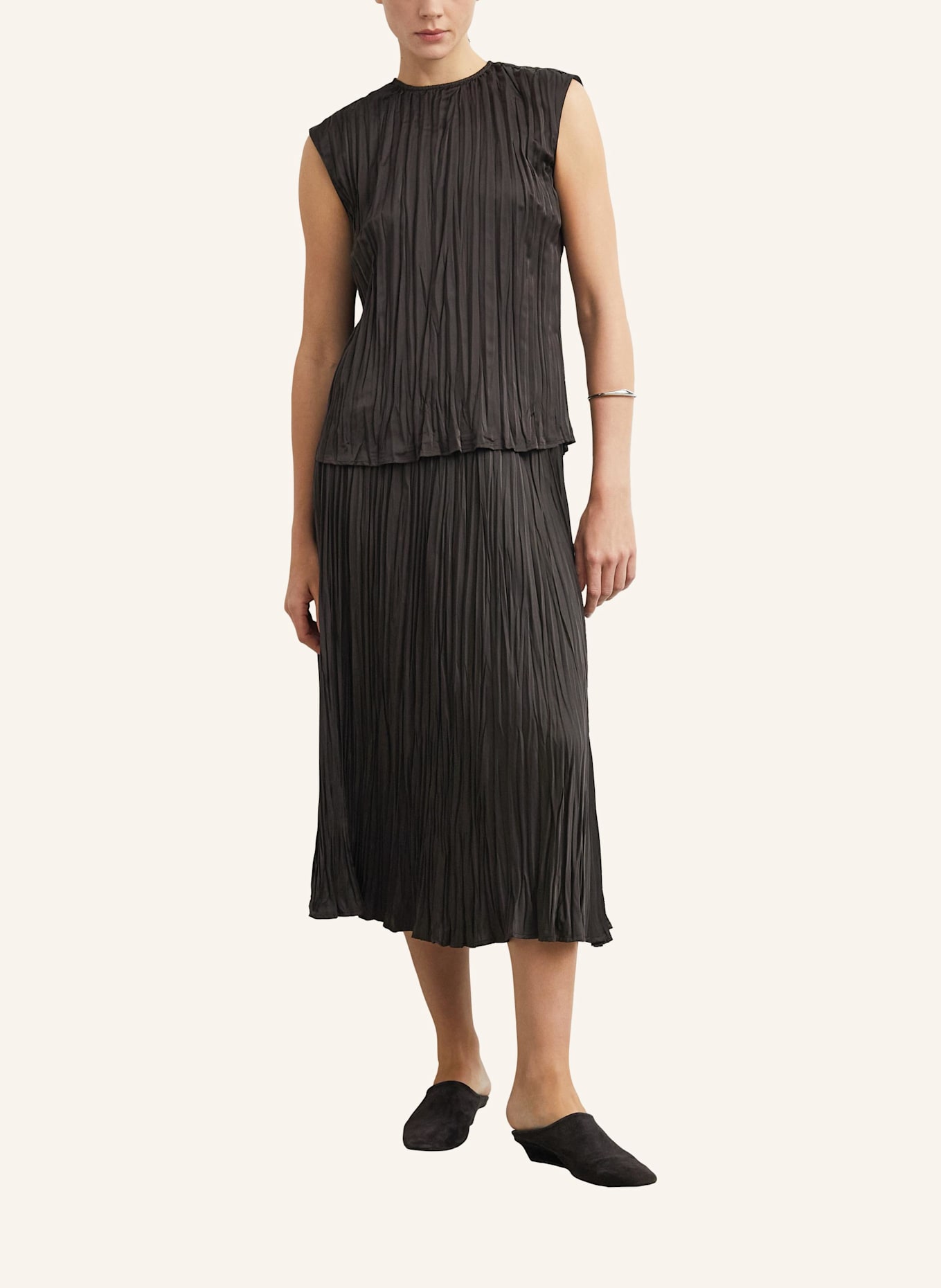comma Bluse: BRAUN