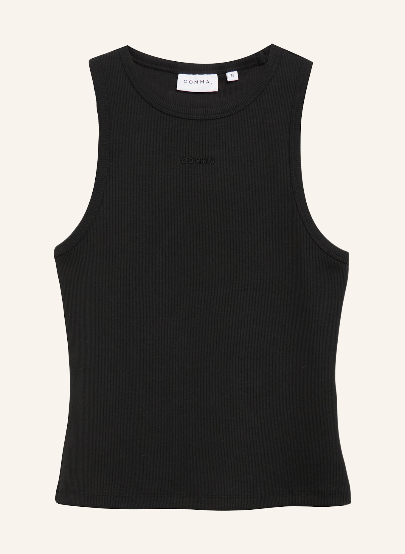 comma T-Shirt: SCHWARZ
