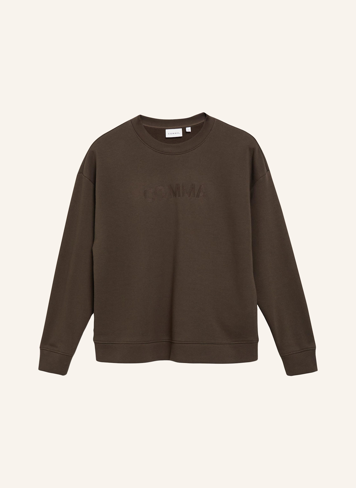 comma Sweatshirt: BRAUN