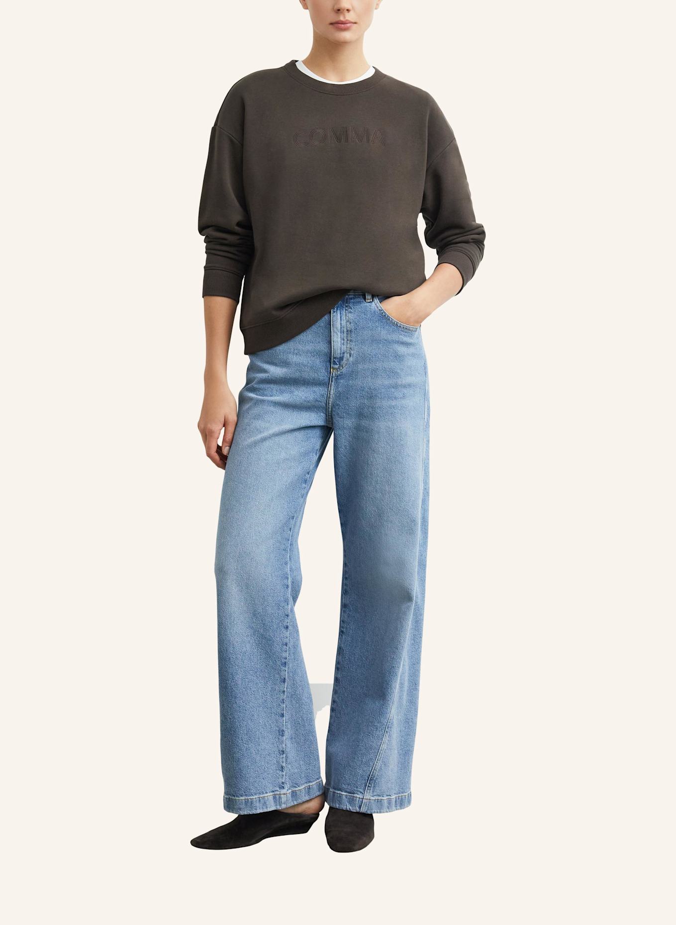 comma Sweatshirt: BRAUN