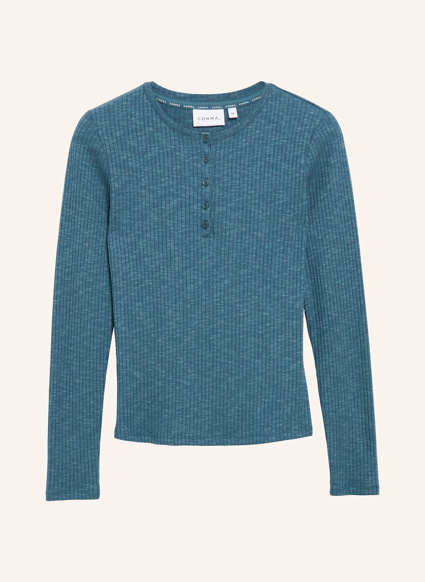 COMMA T-Shirt: PETROL